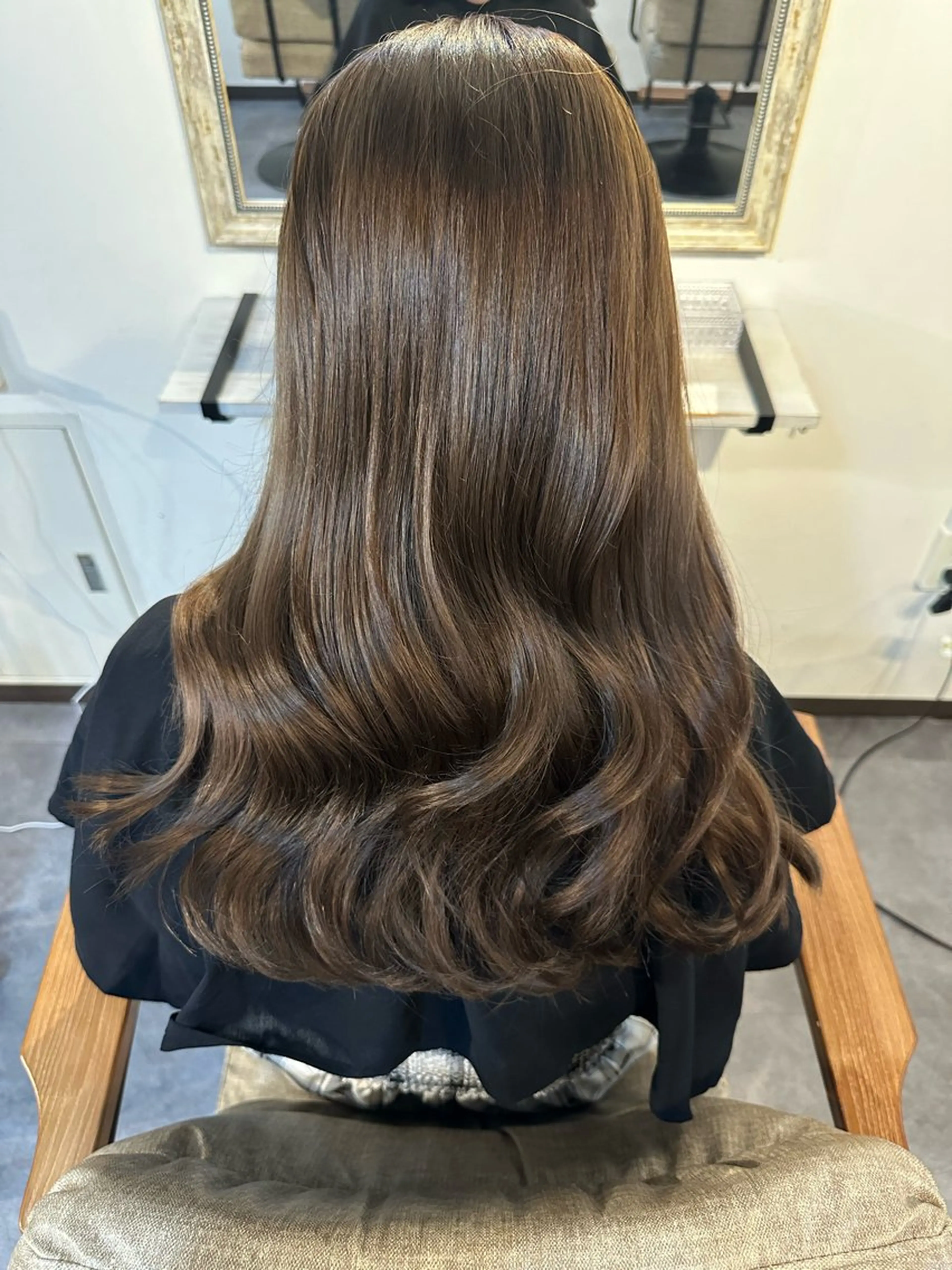 カラー ベージュカラー ヘアカラー Sherry/R 三川町　木村祐里奈のヘアスタイル