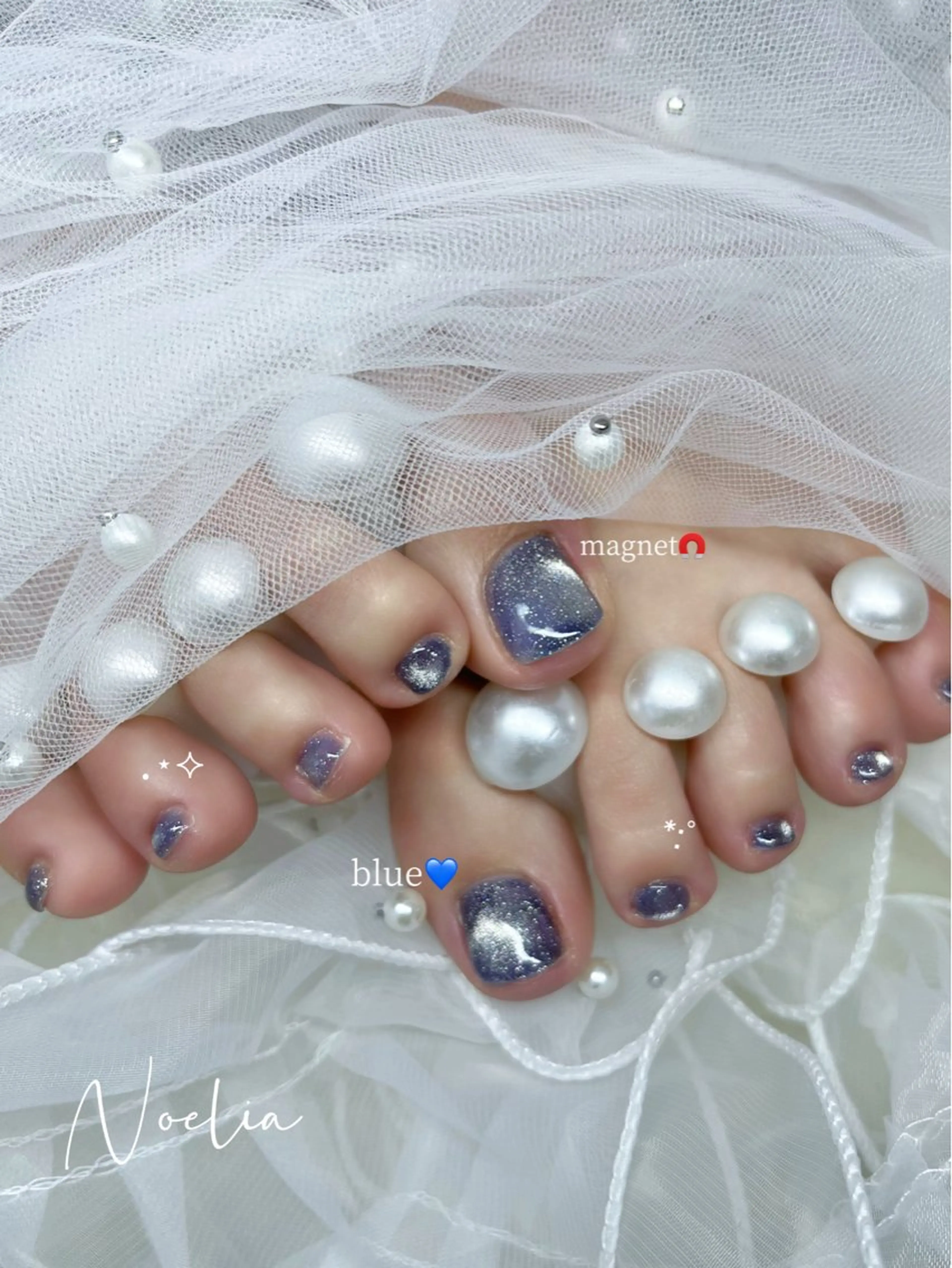 ネイル マグネットネイル -Noelia- yukiのネイルデザイン