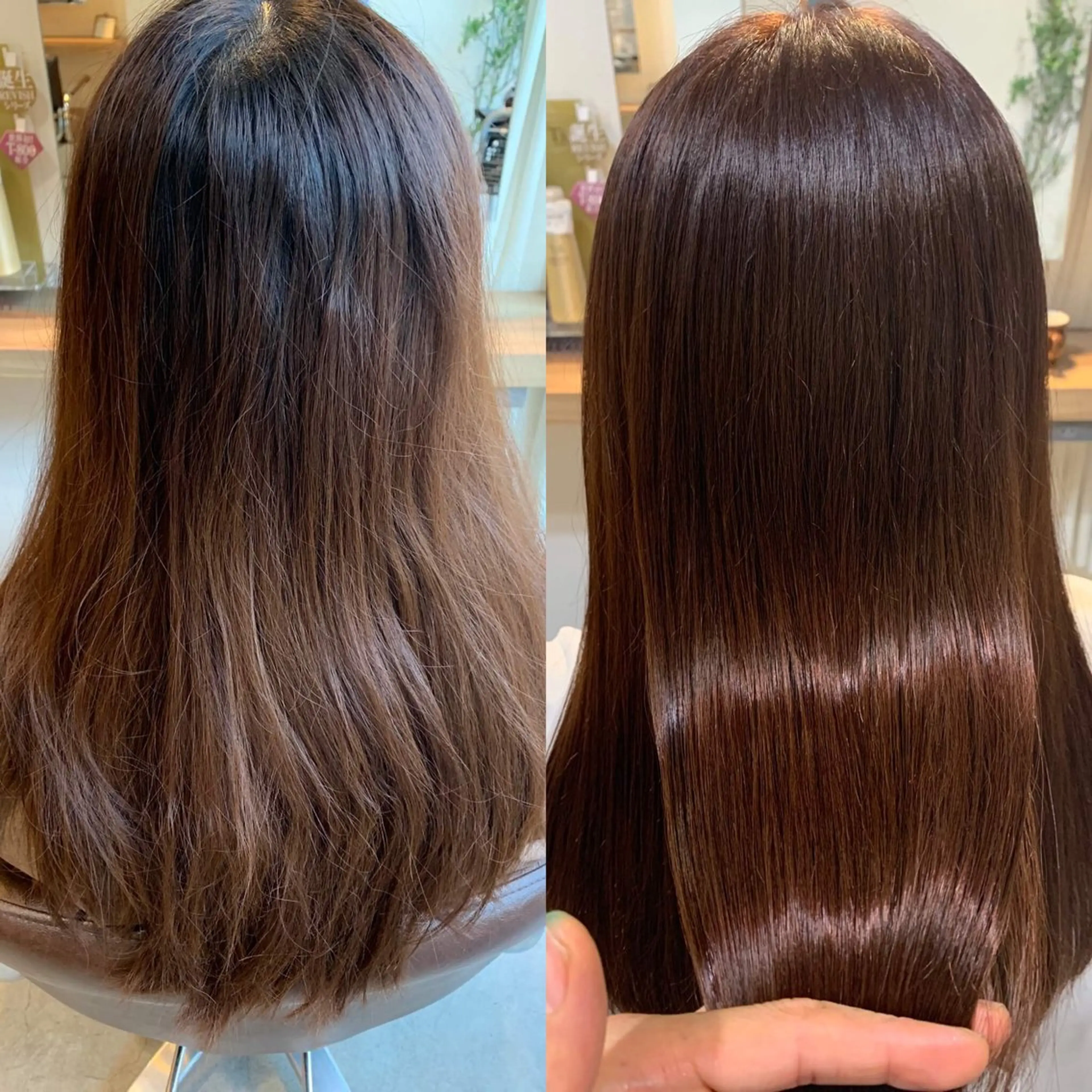 ✨カット＋縮毛矯正＋アミノ酸トリートメント✨️🩵の写真