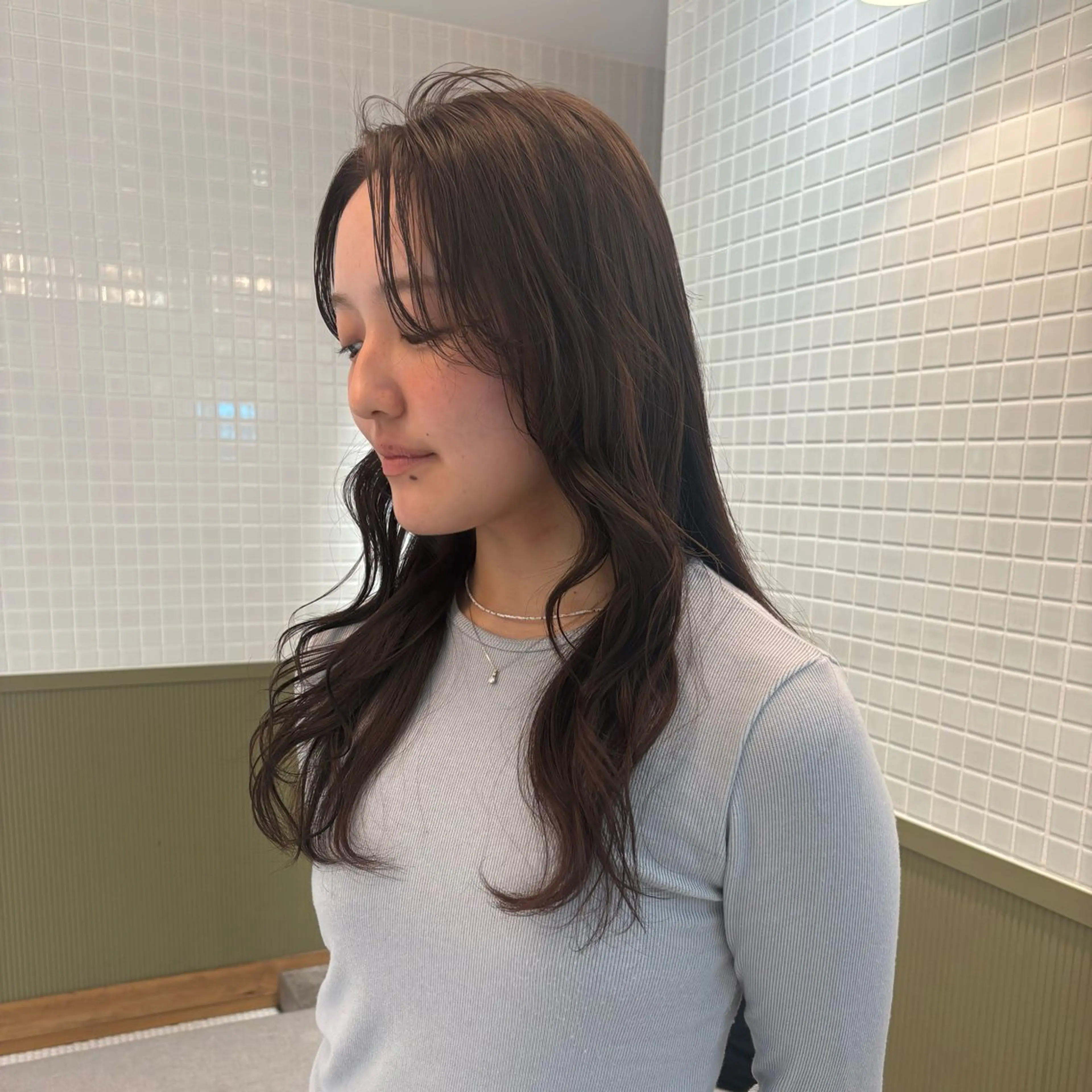 ロング ヘアカラー トリートメント ☕️NOA / レイヤーカット🍮のヘアスタイル