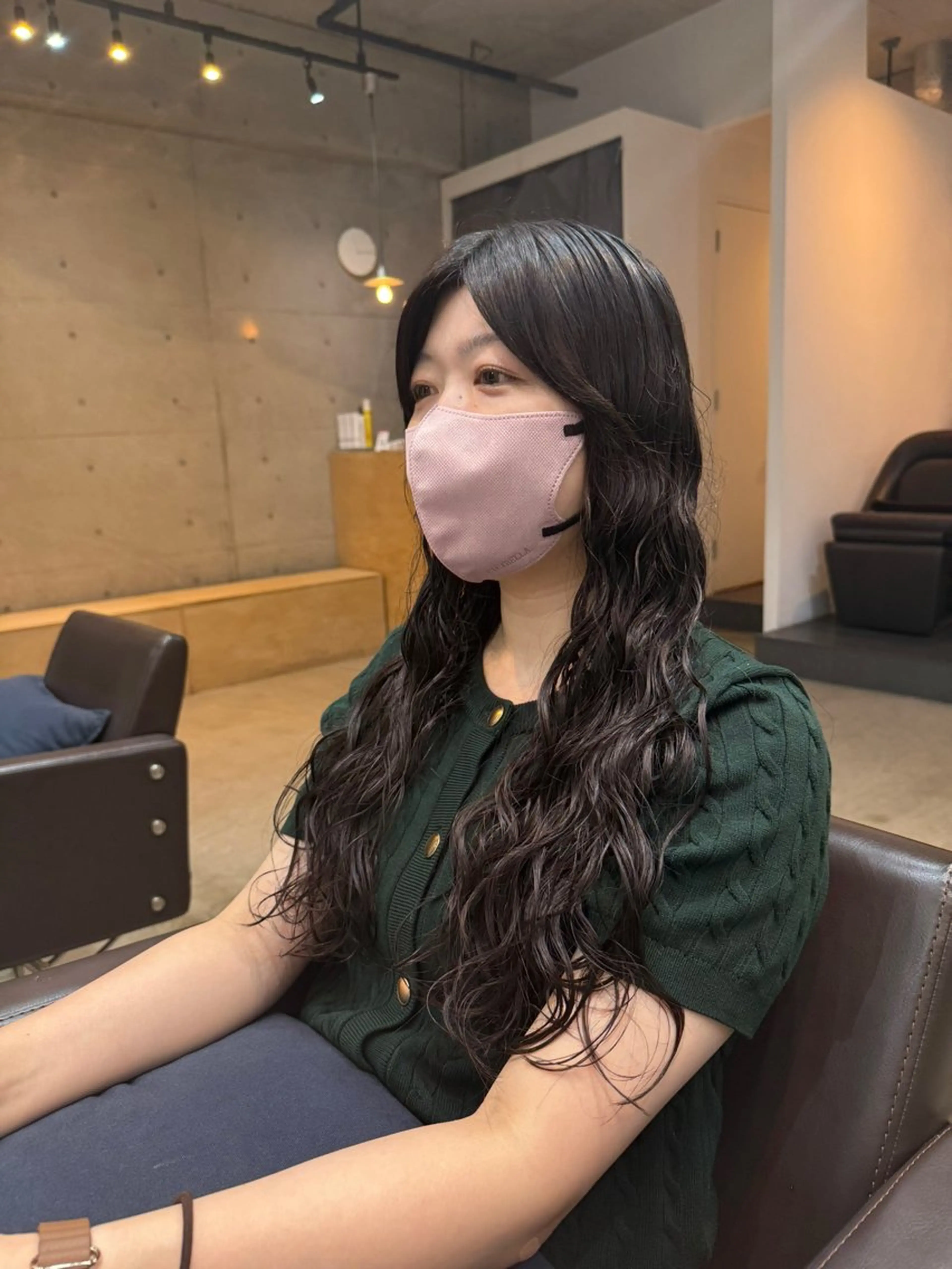 ロング カット パーマ トリートメント デジタルパーマ/ ウェーブパーマ/神野のヘアスタイル