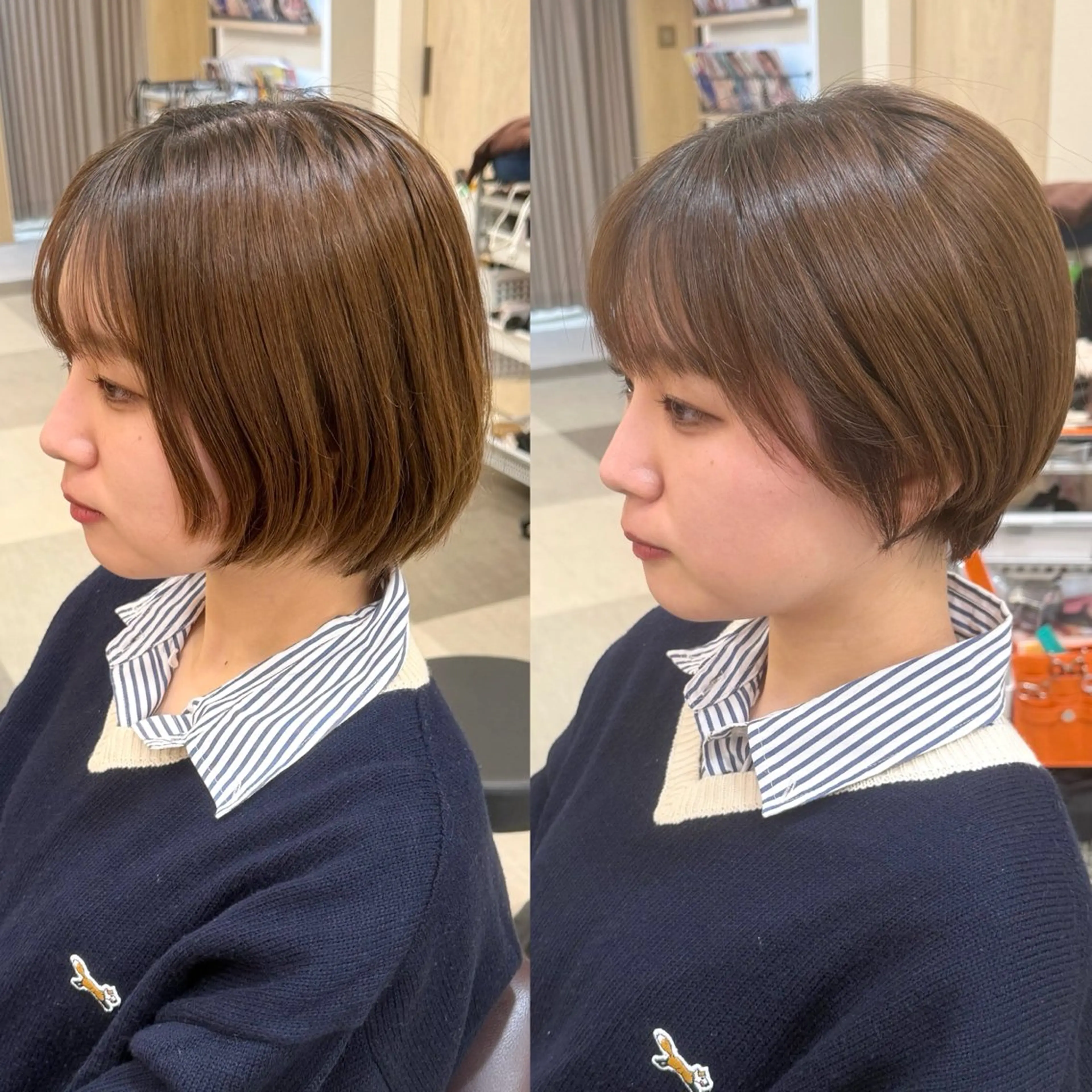 ショート 【ショート/ボブ 丸みショート】深萱のヘアスタイル