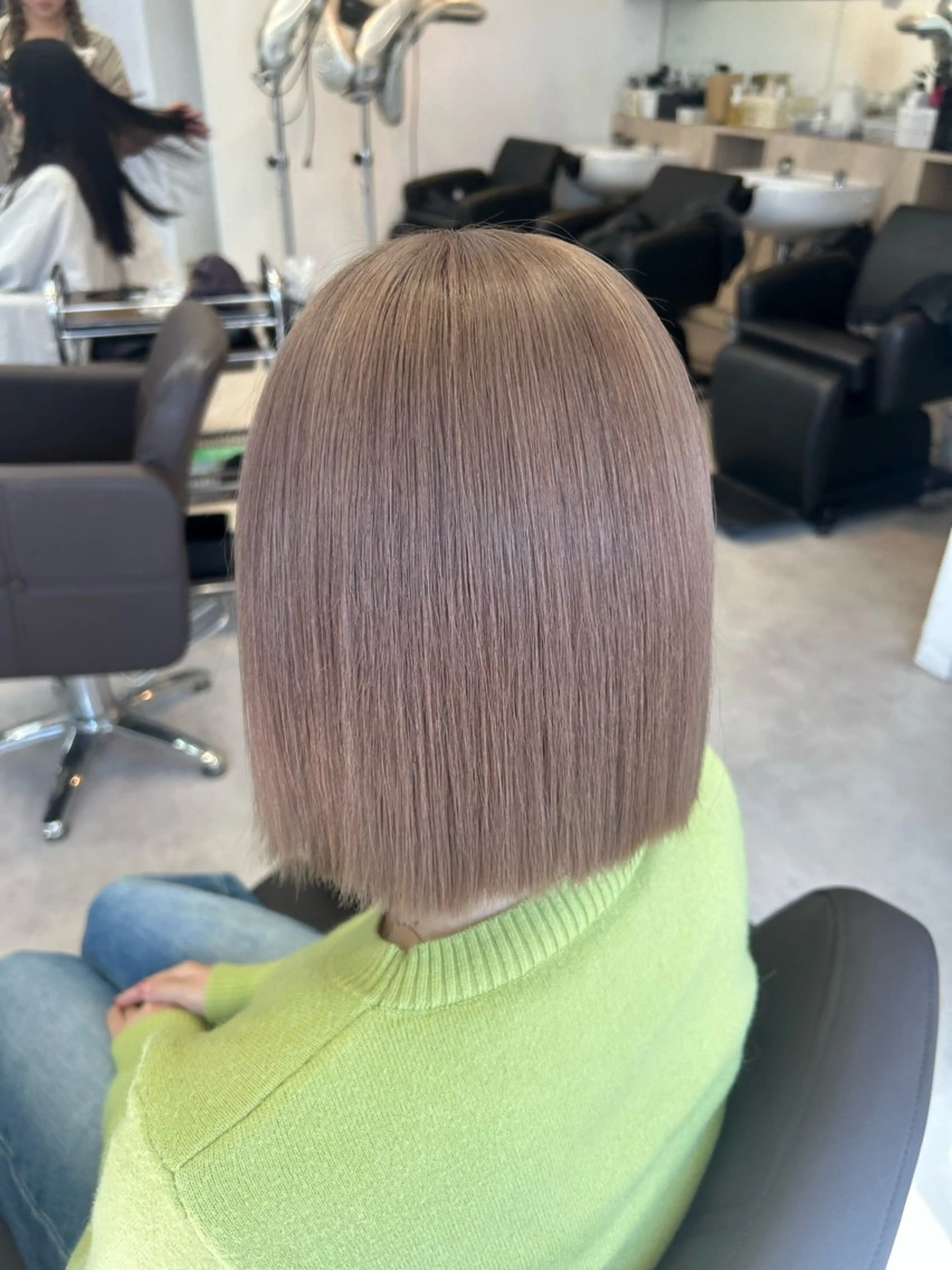 カラー ベージュカラー ミルクティーベージュ 【elyts】 メイのヘアスタイル