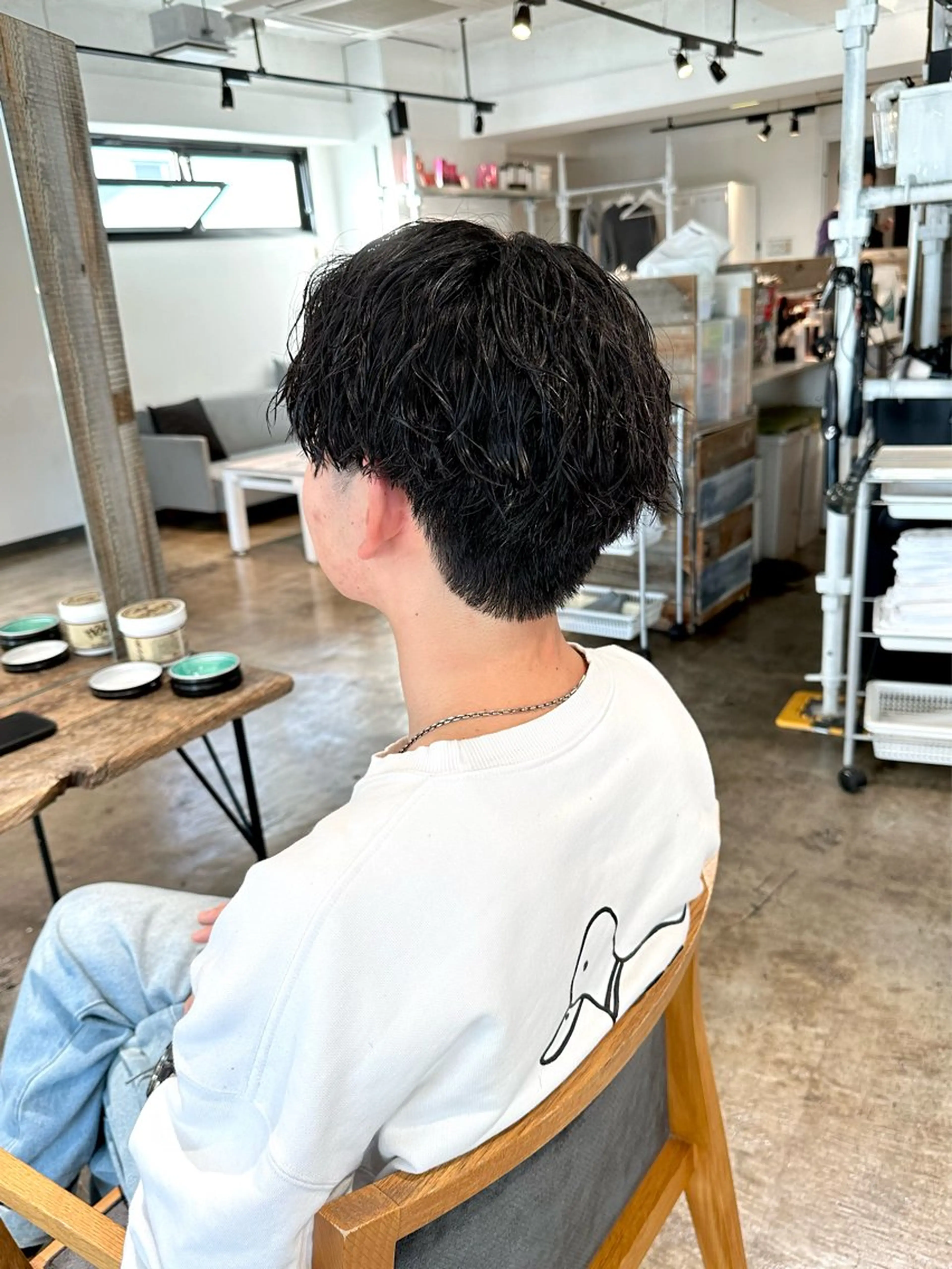 メンズ センターパート マッシュ メンズパーマ メンズツイストパーマ 波巻きパーマ カット ヘアカラー パーマ トリートメント 骨格補正施術/メンズ 専門美容師/YUYAのヘアスタイル