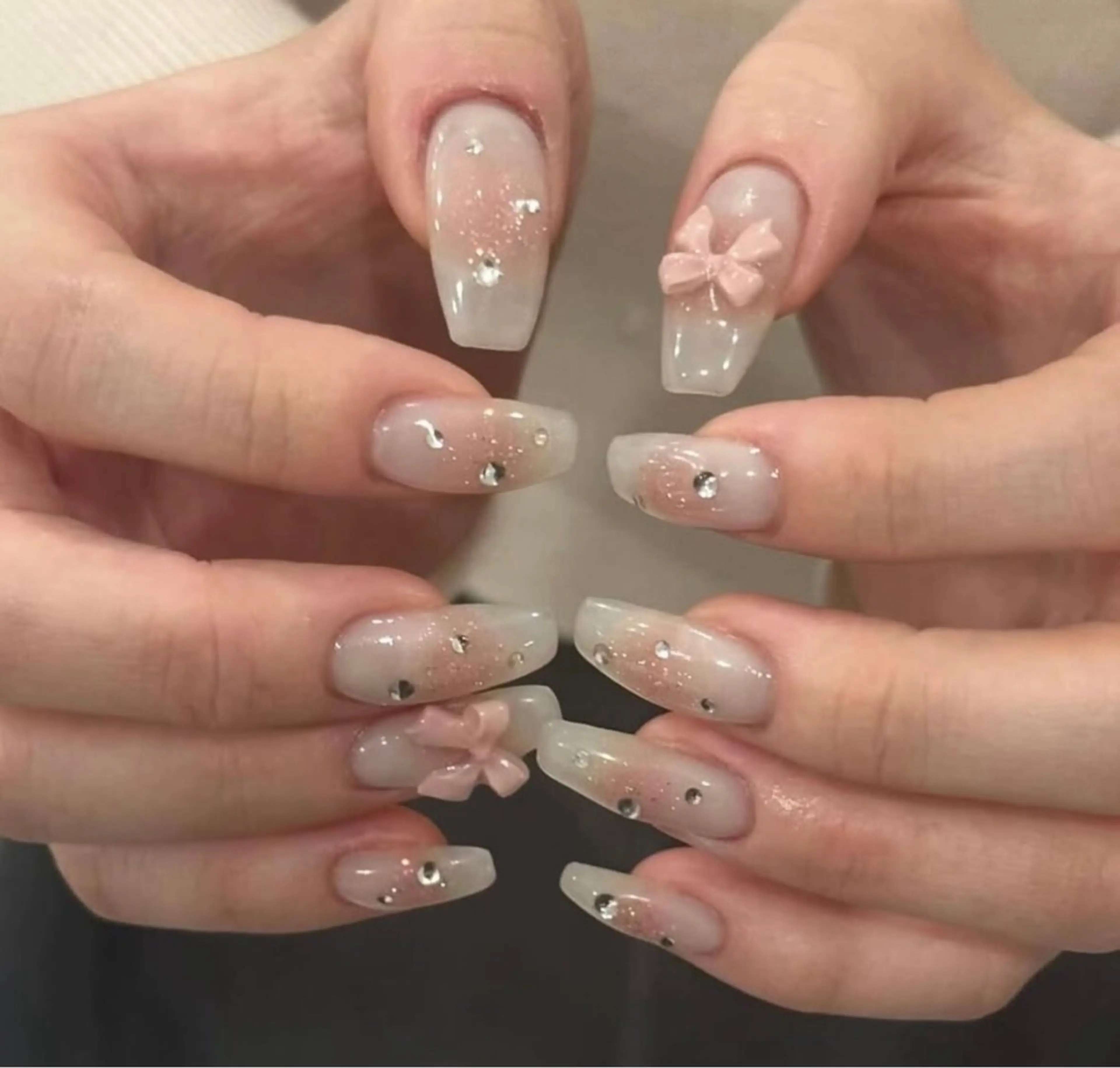 ネイル アートネイル フレンチネイル ジェルネイル ニュアンスネイル オフィスネイル ハンドネイル Jenn Nail Shinokuboのネイルデザイン