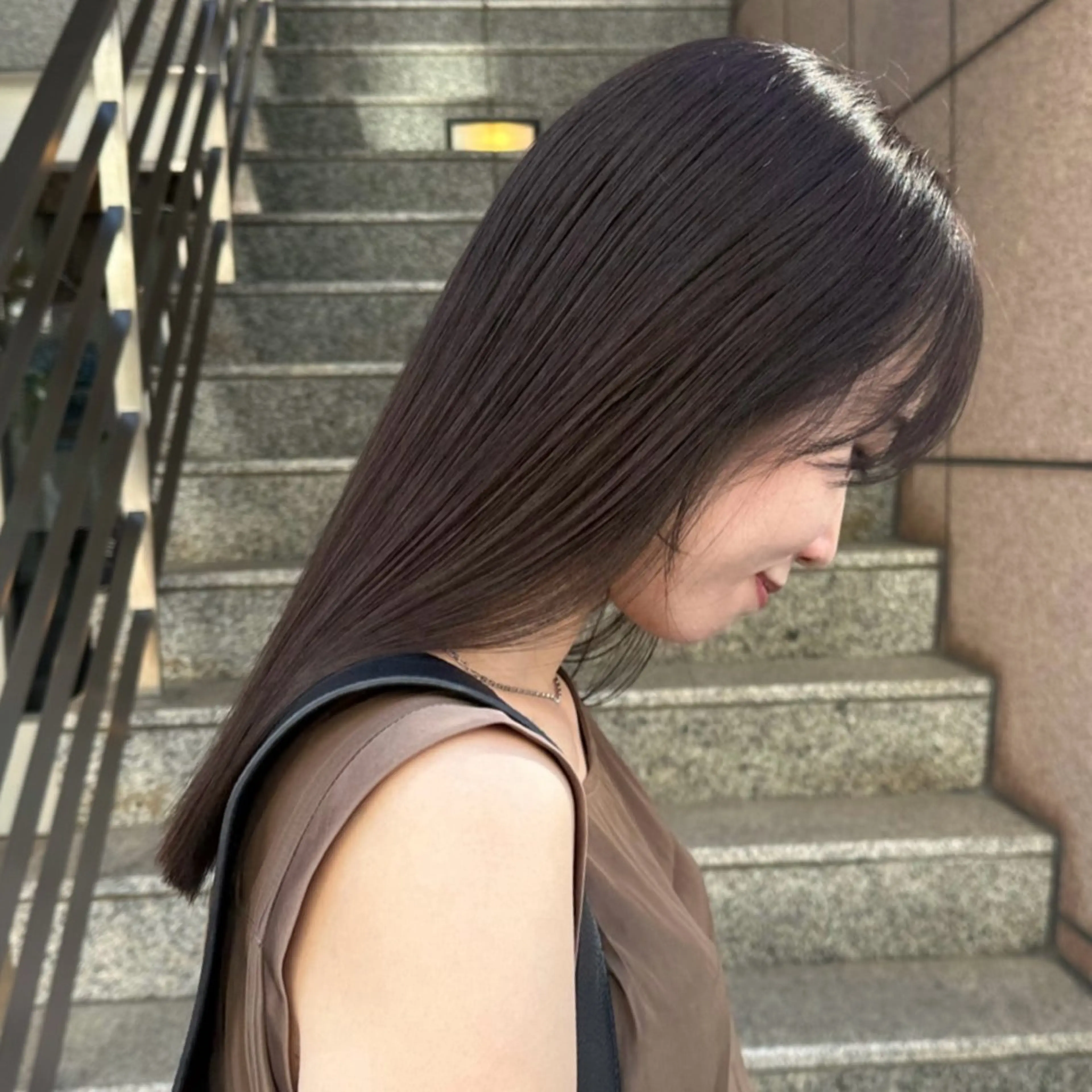 ロング カラー 艶カラー×似合わせ カットshihomiのヘアスタイル