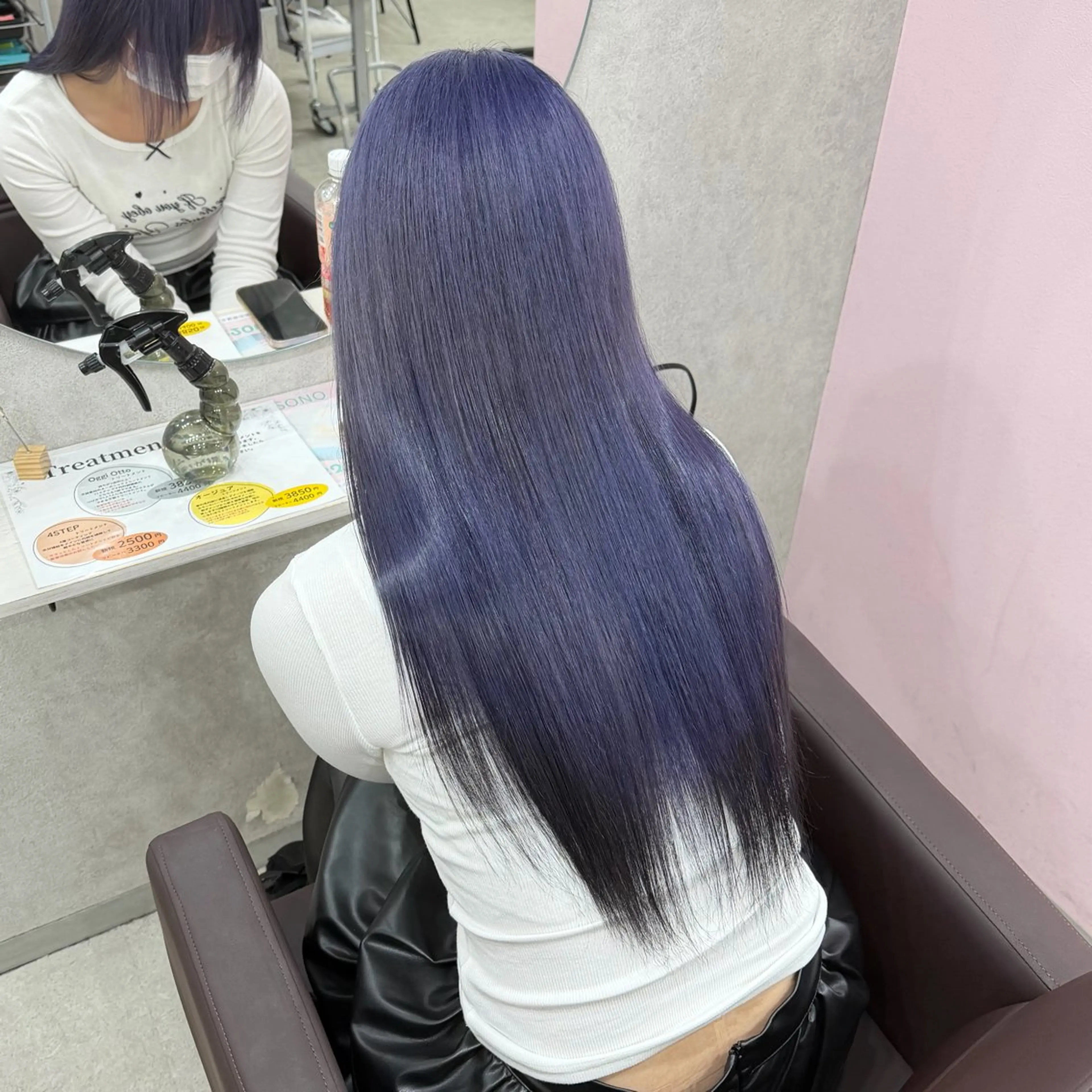 ロング ヘアカラー トリートメント 山崎 まな🦋🫧のヘアスタイル