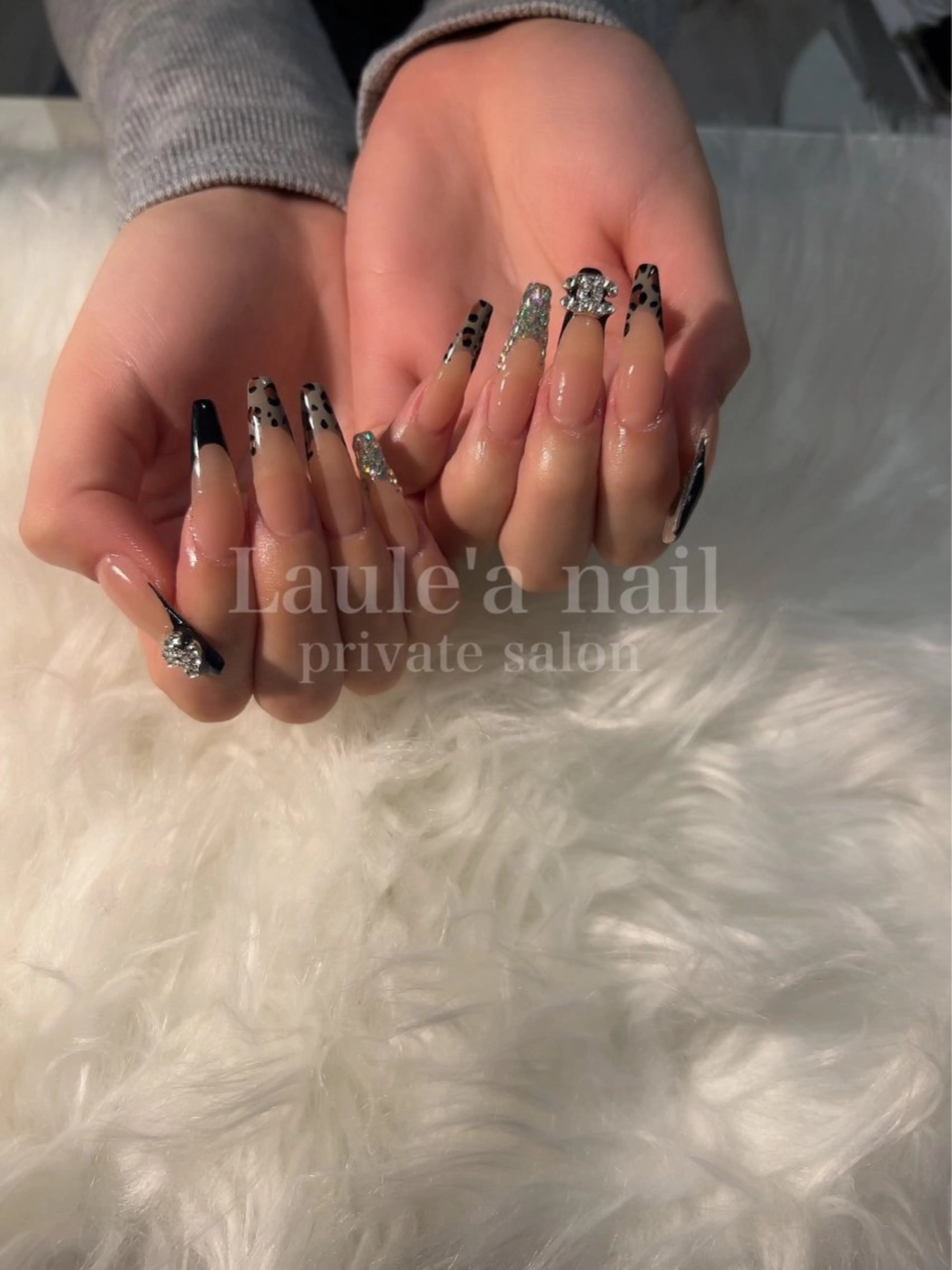 ネイル フレンチネイル ハンドネイル Laule'a nail salonのネイルデザイン