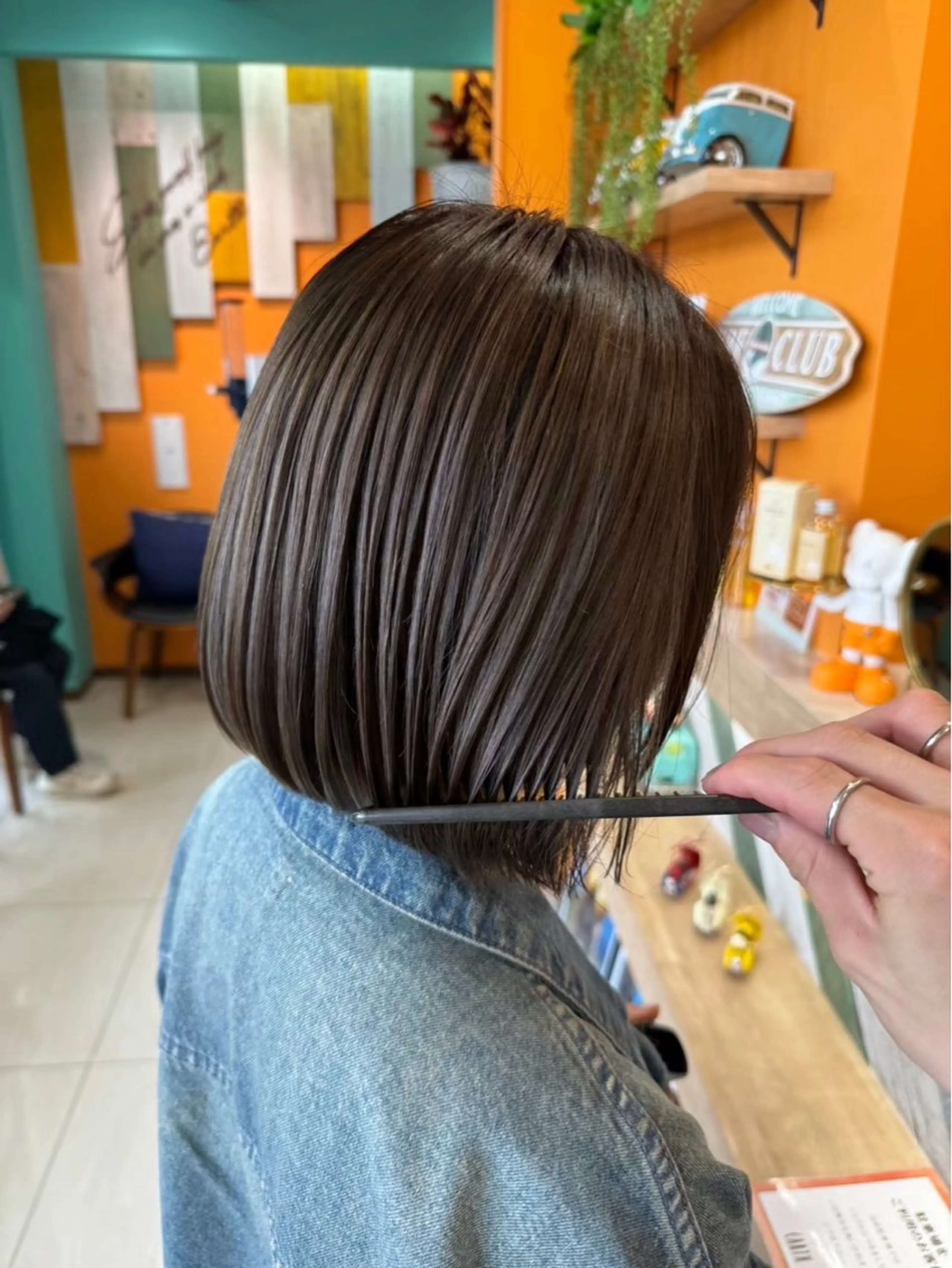 【透明感抜群⋆. 𐙚 ˚】艶カラー✨️💛の写真