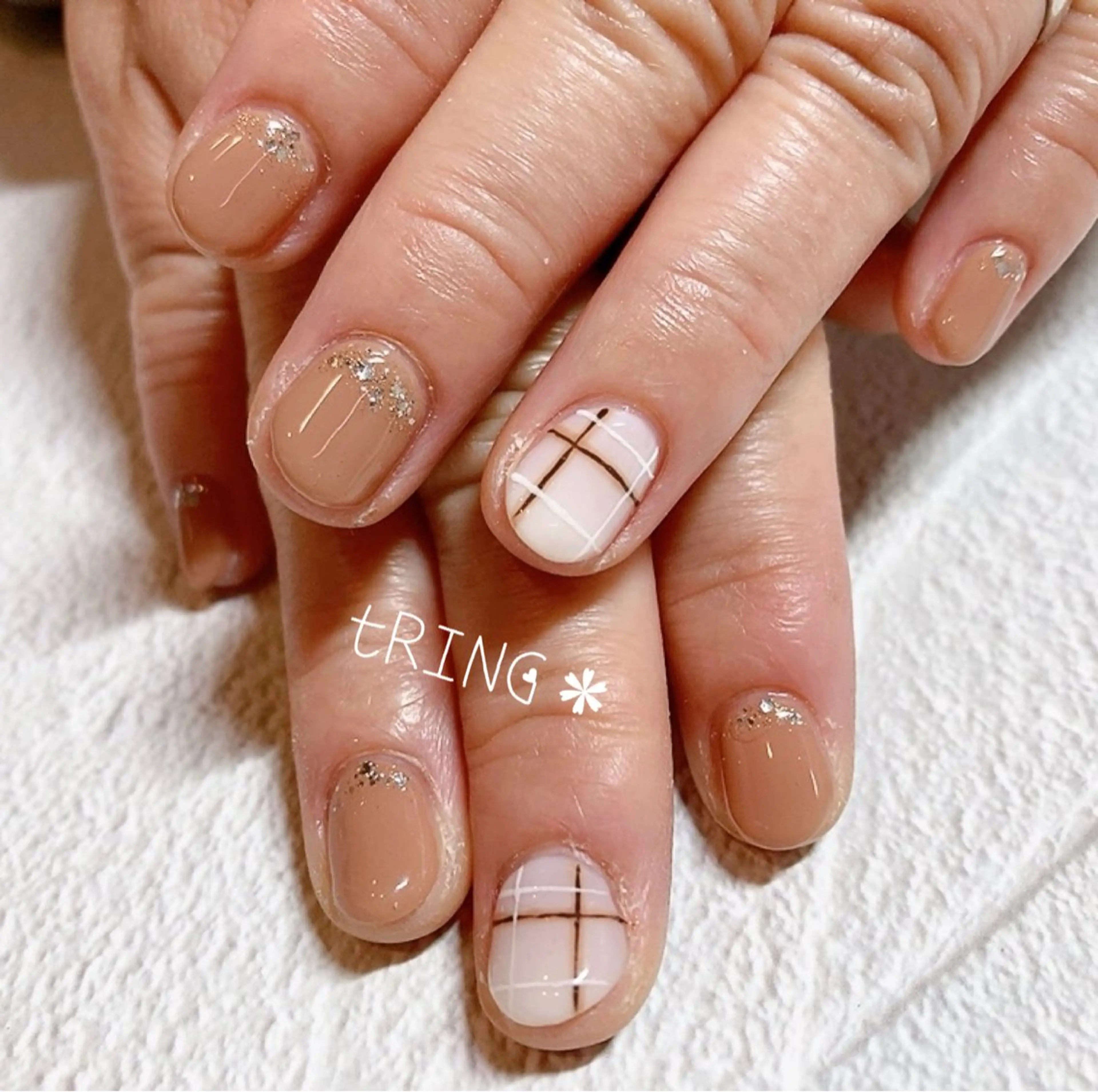 ネイル ハンドネイル tRING＊ しいの木台のネイルデザイン
