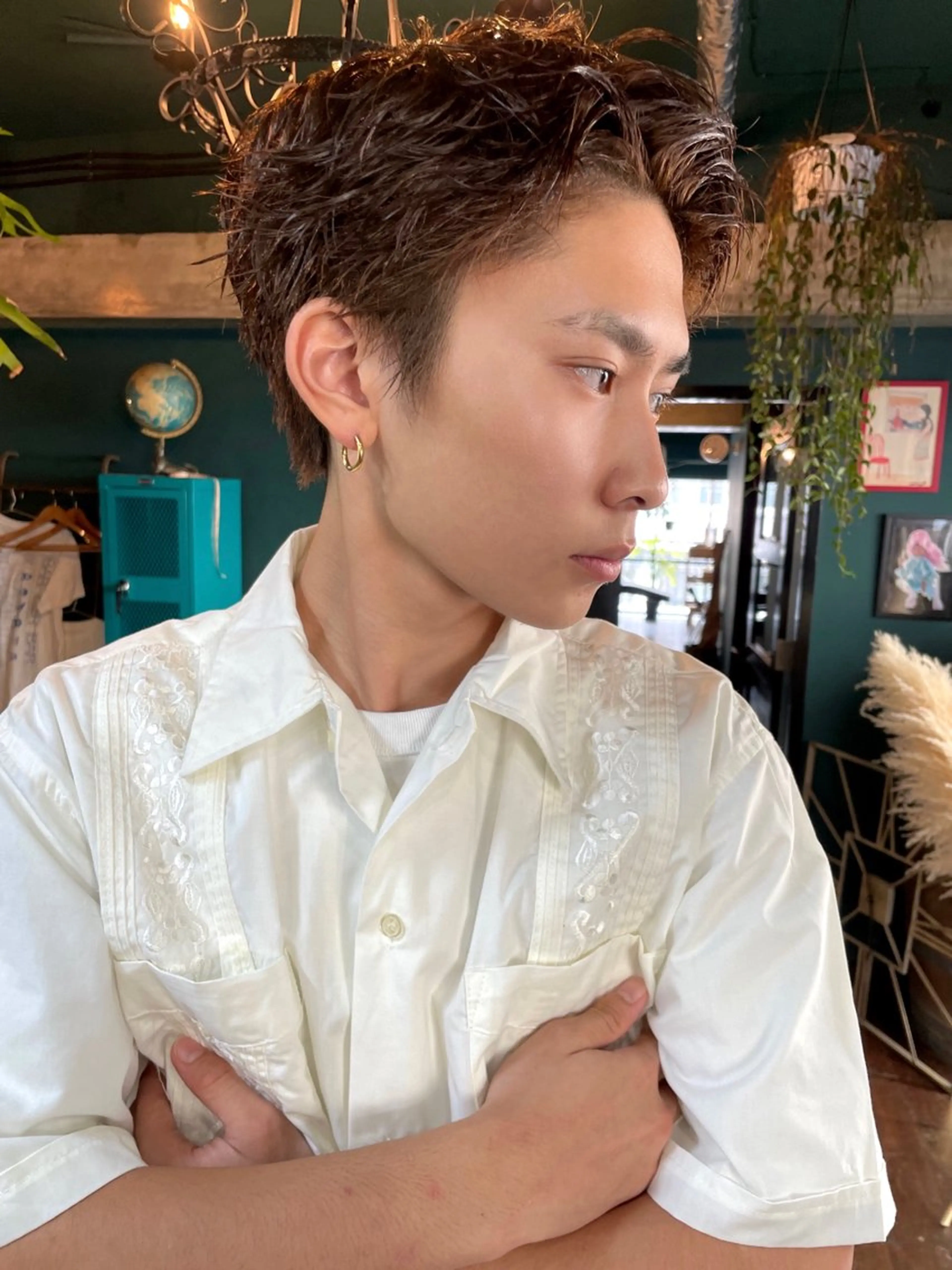 メンズ スパイキーショート 刈り上げ vivre libreのヘアスタイル