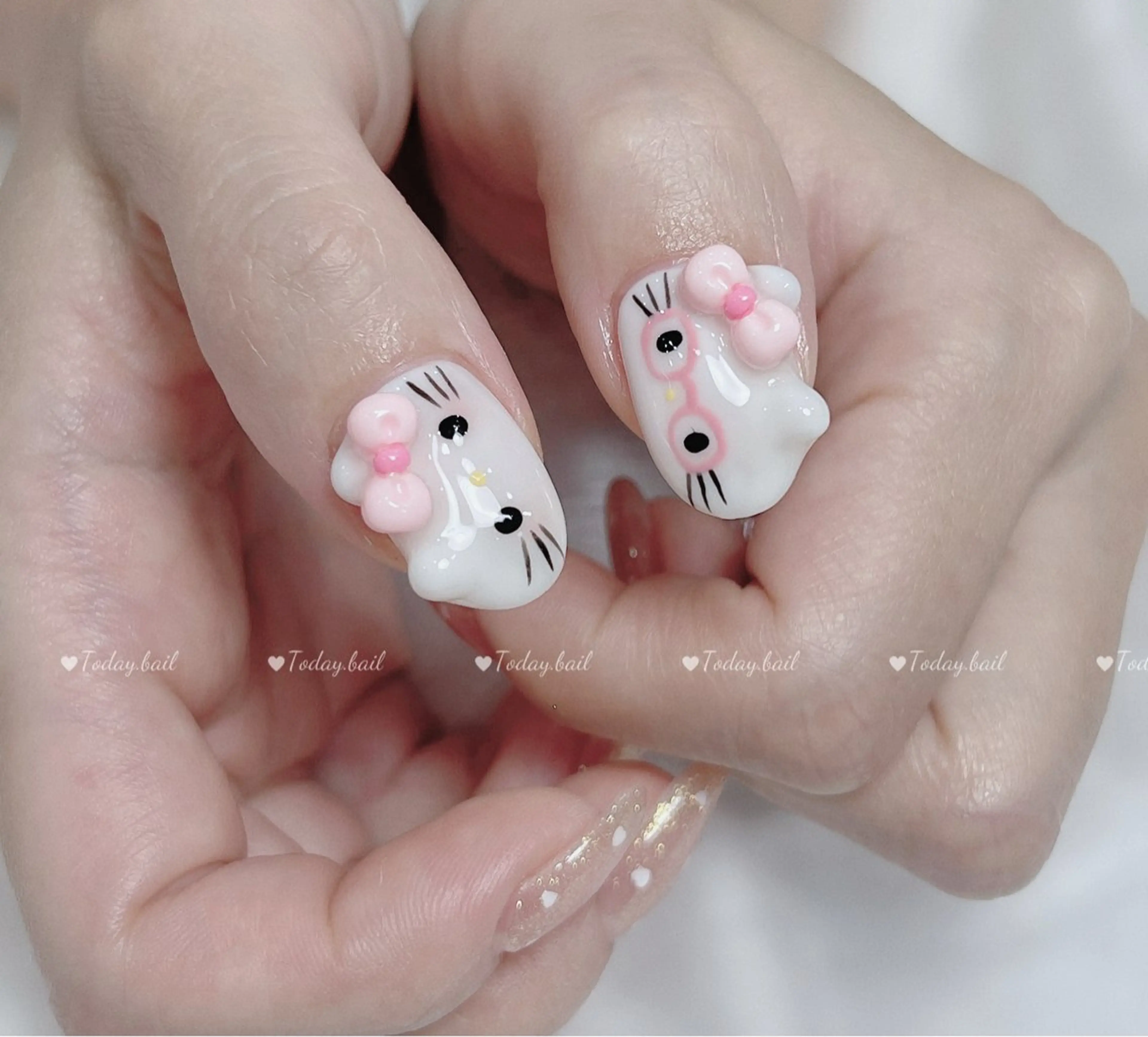 ネイル ハンドネイル 🎀Today nail💅のネイルデザイン