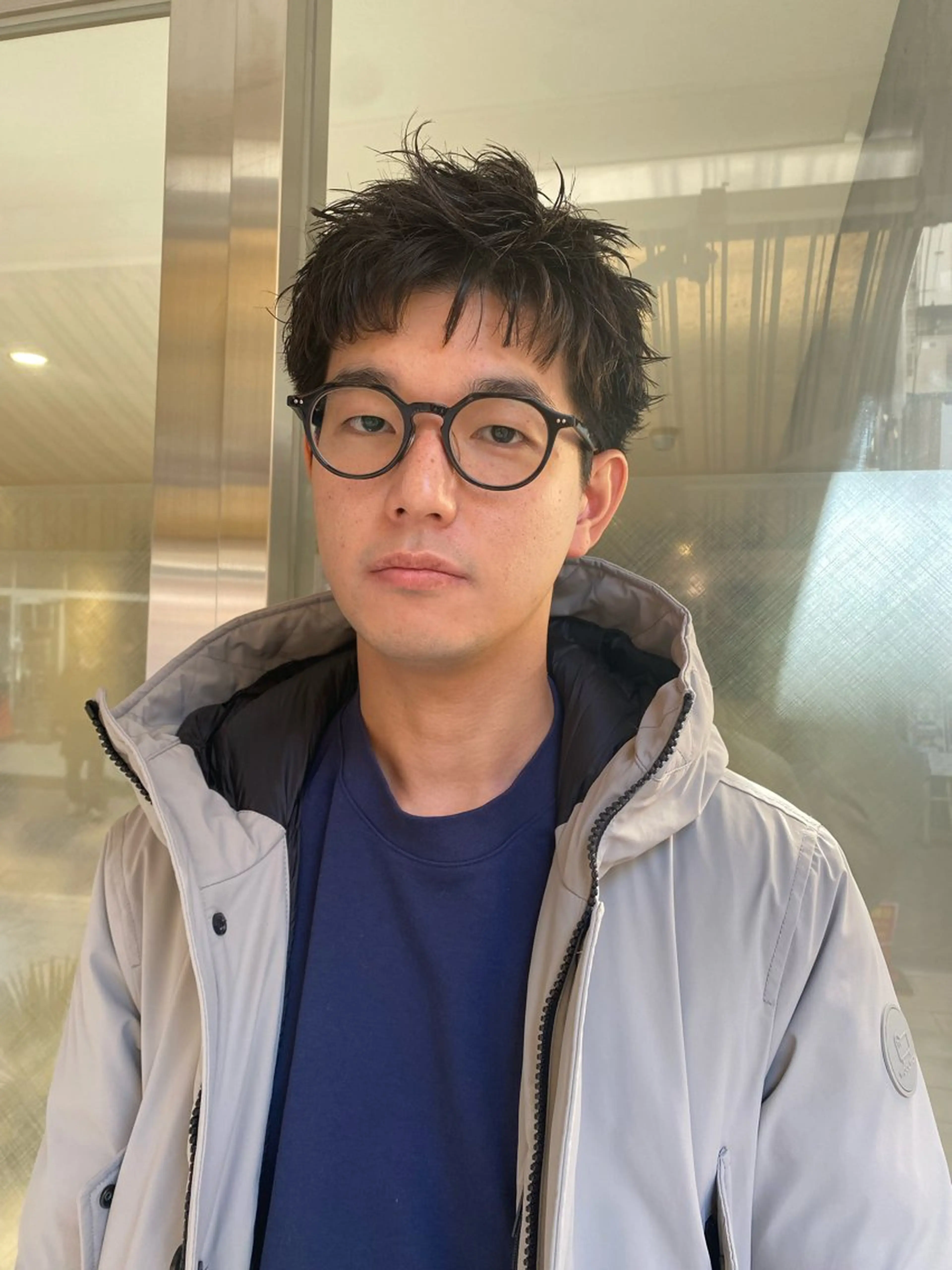 ショート パーマ メンズ カット パーマ メンズ得意です💥 ハユカといいます❗️のヘアスタイル