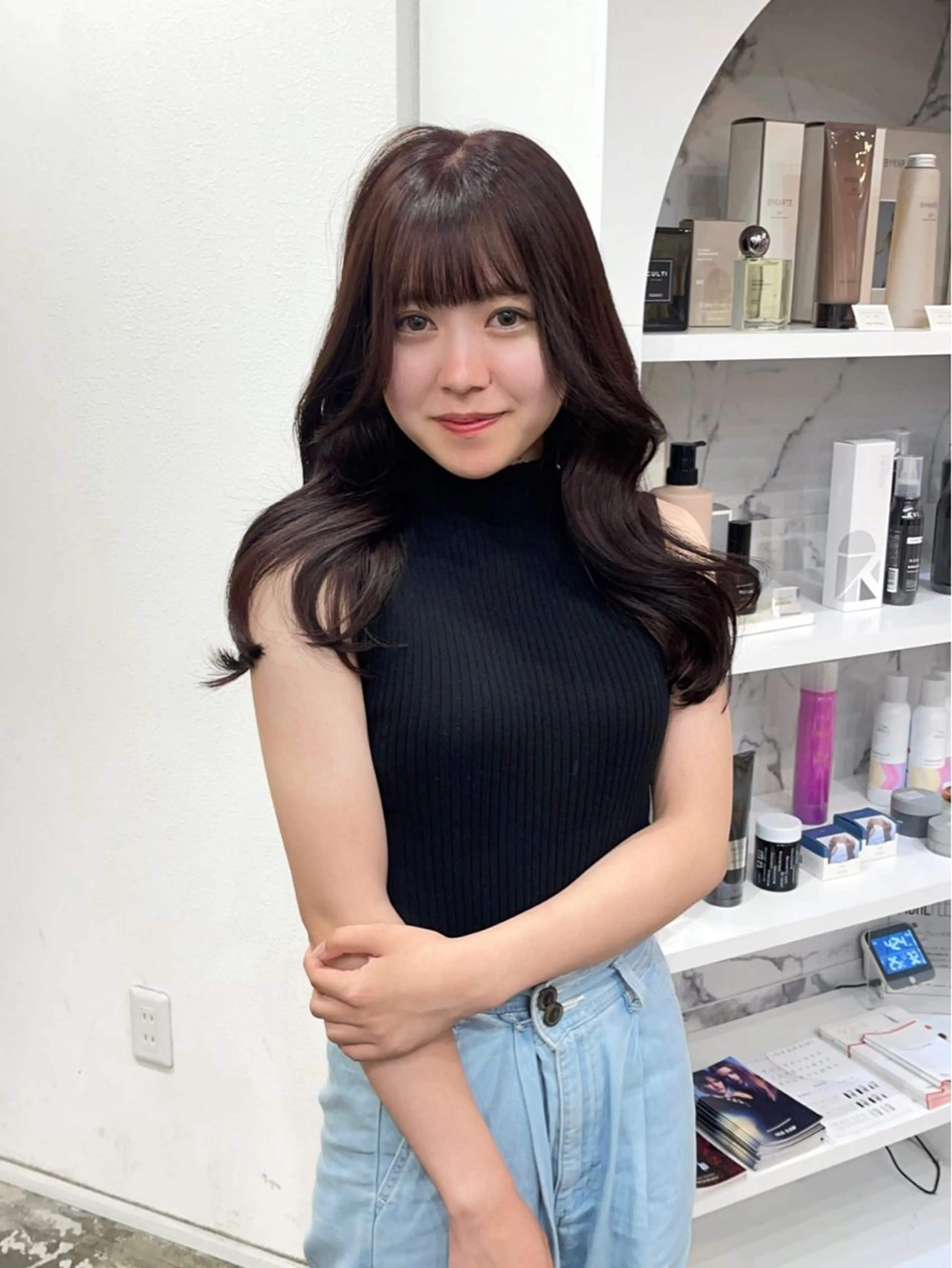 ロング カラー LIV umeda所属・キダアヤカ/ 梅田/ベージュカラーのヘアスタイル