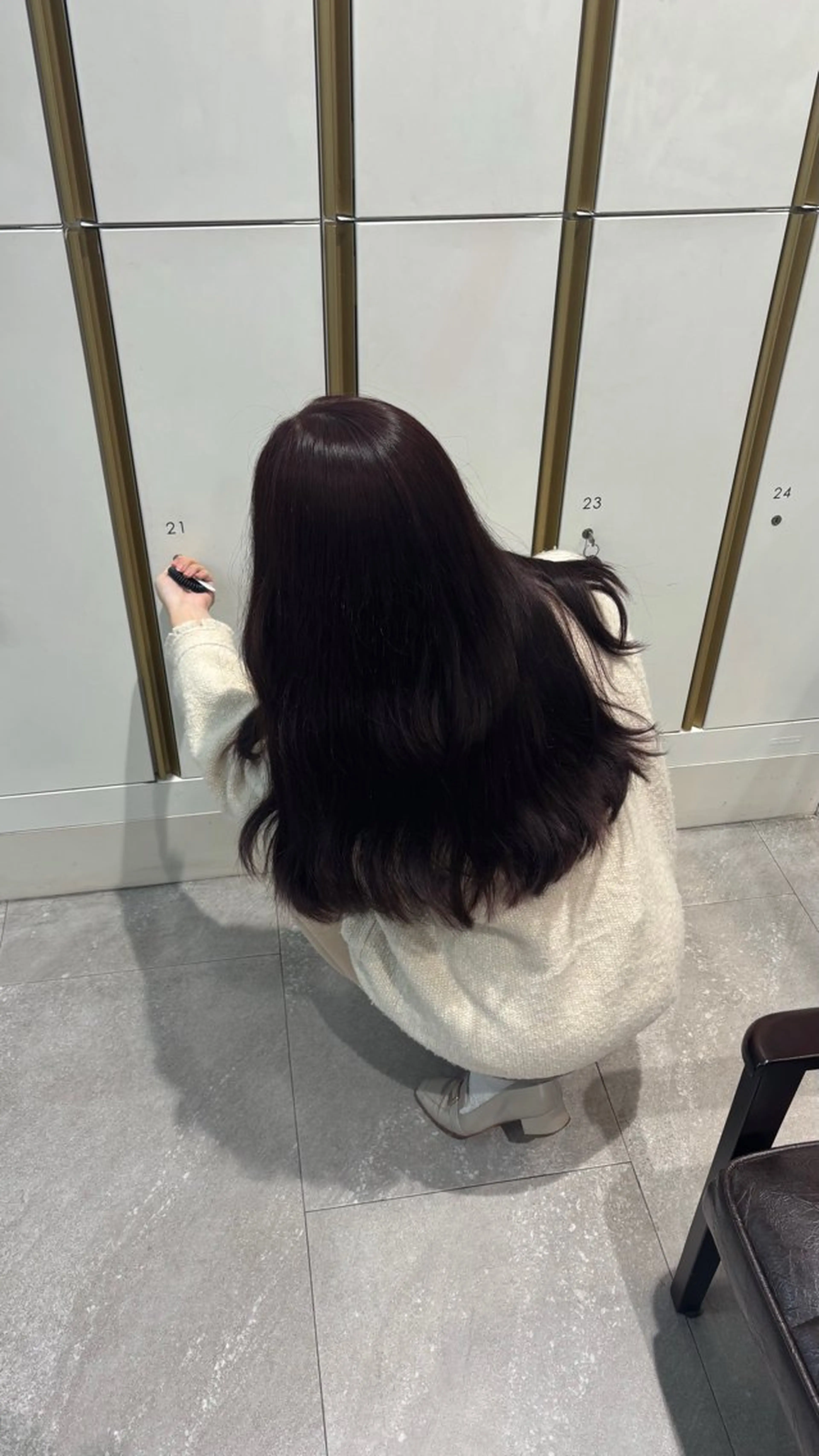 カラー ピンクカラー ヘアカラー ブリーチなしダブル カラー/暖色/麻咲のヘアスタイル