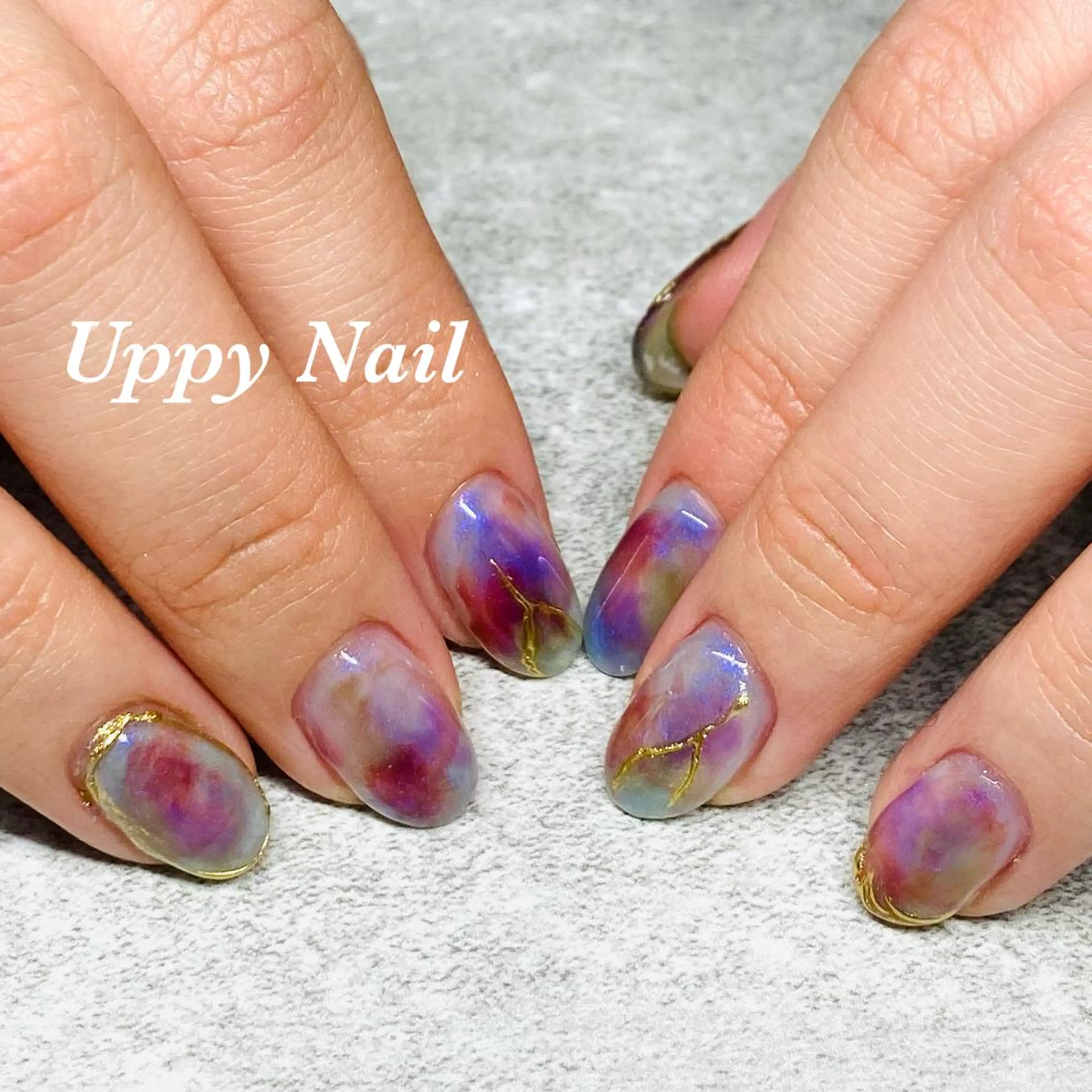 ネイル ニュアンスネイル ハンドネイル Uppy Nail ukyoのネイルデザイン