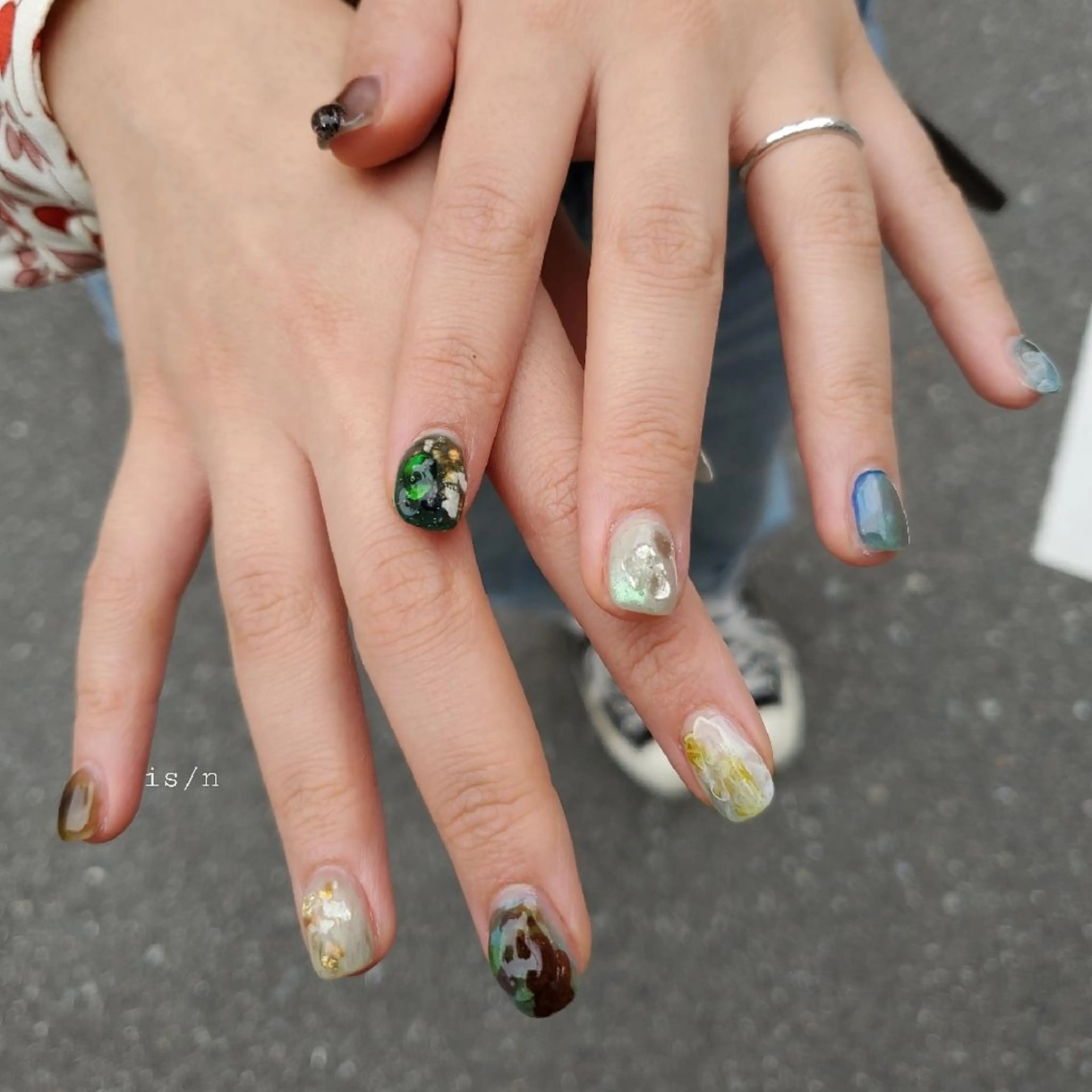 ネイル ハンドネイル 店長 佐藤のネイルデザイン