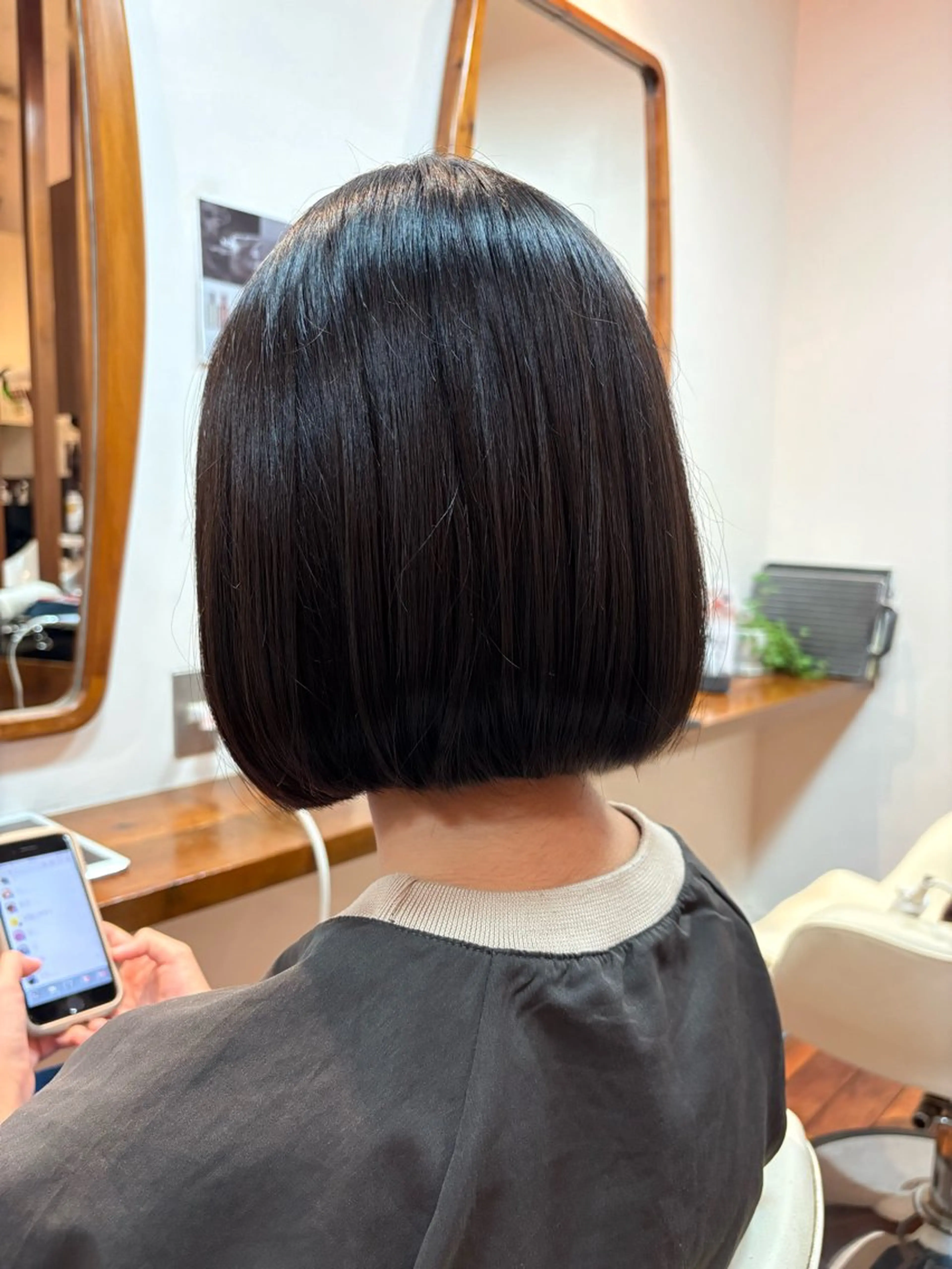 ミディアム ボブ 小野瀬 文哉のヘアスタイル