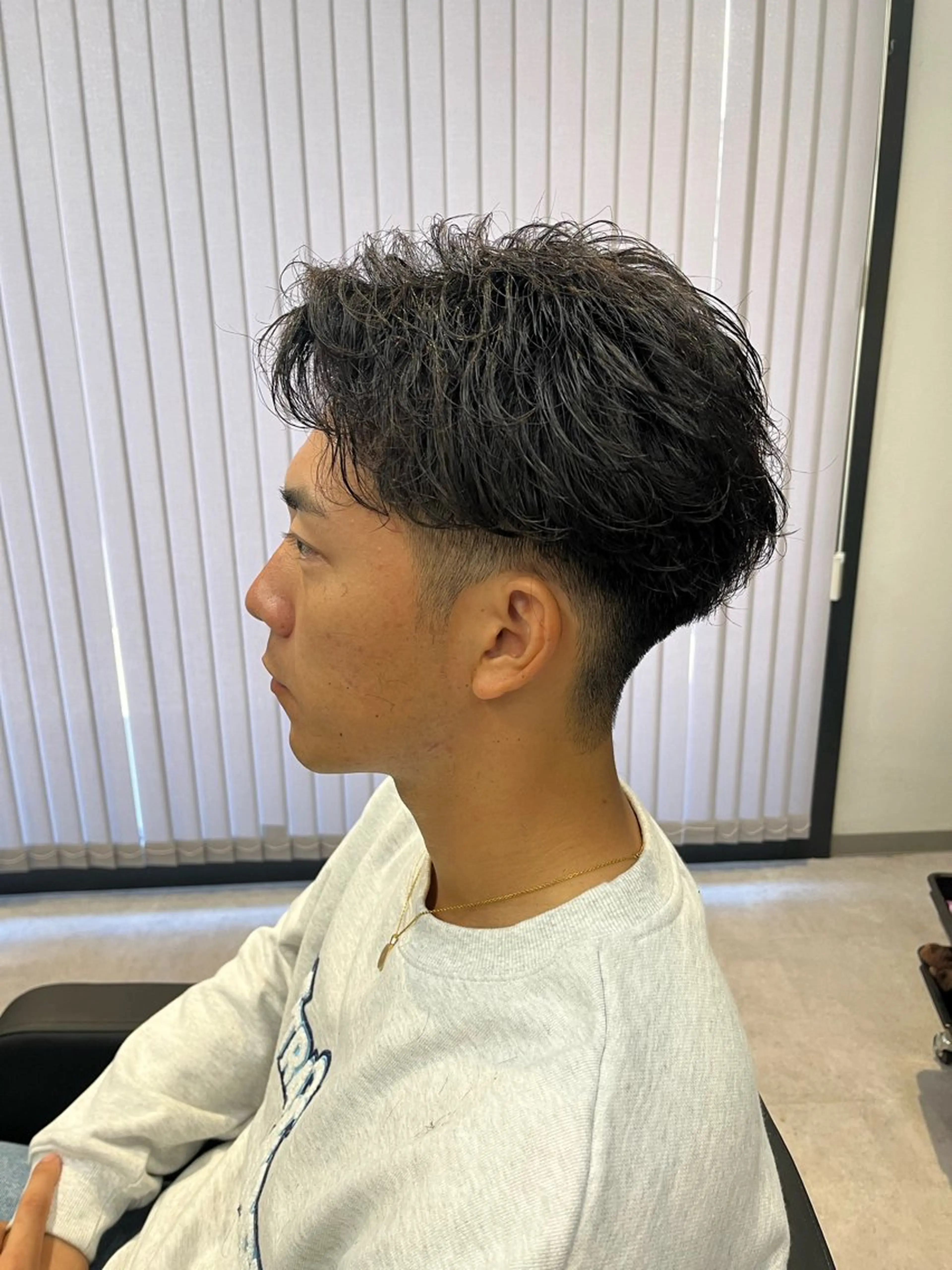 ショート ヘアアレンジ メンズ アップバング カット men'slapis YUTOのヘアスタイル
