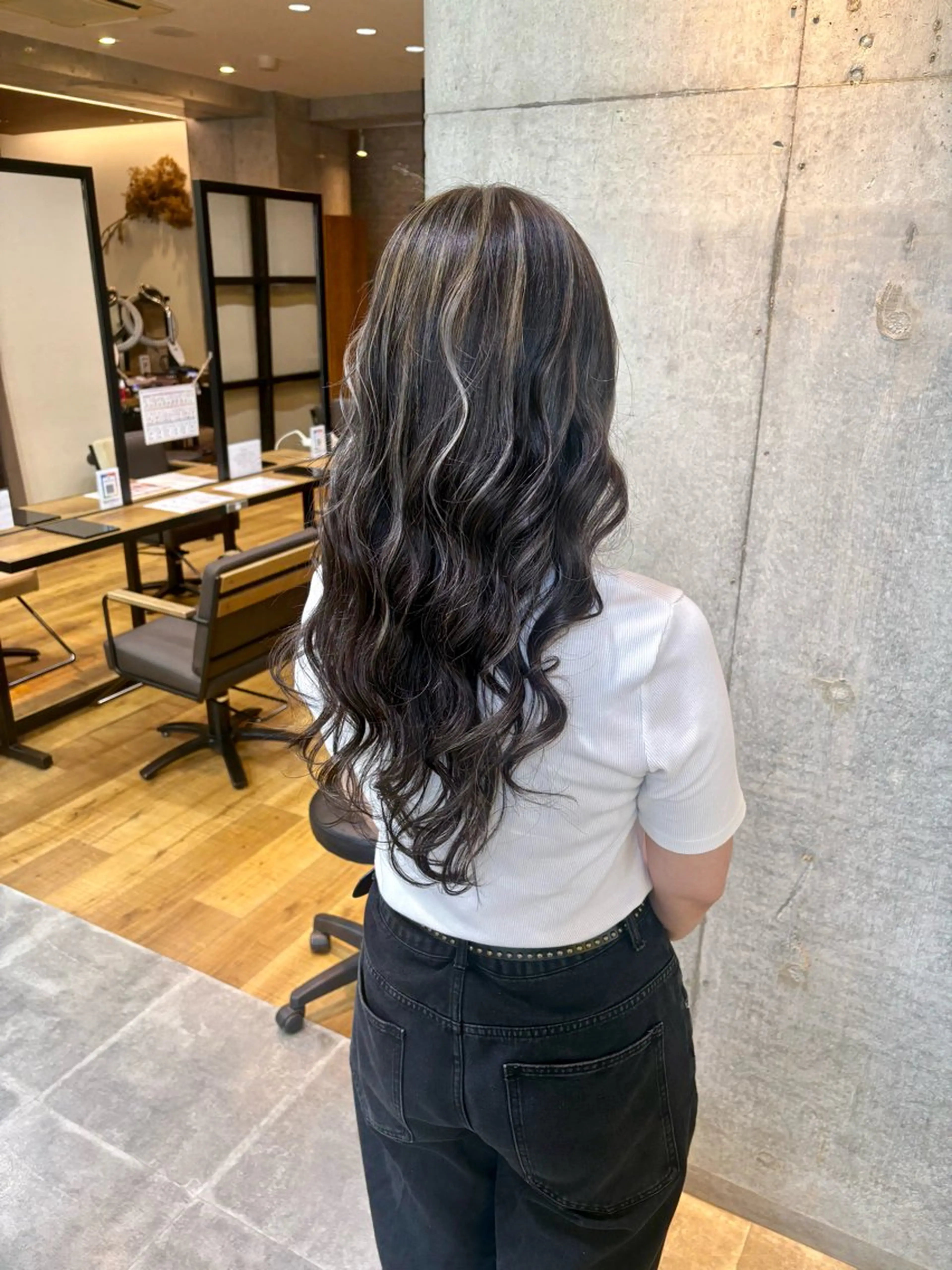 カット+ケアハイライト+カラー(メンズもOK💇)🌈の写真