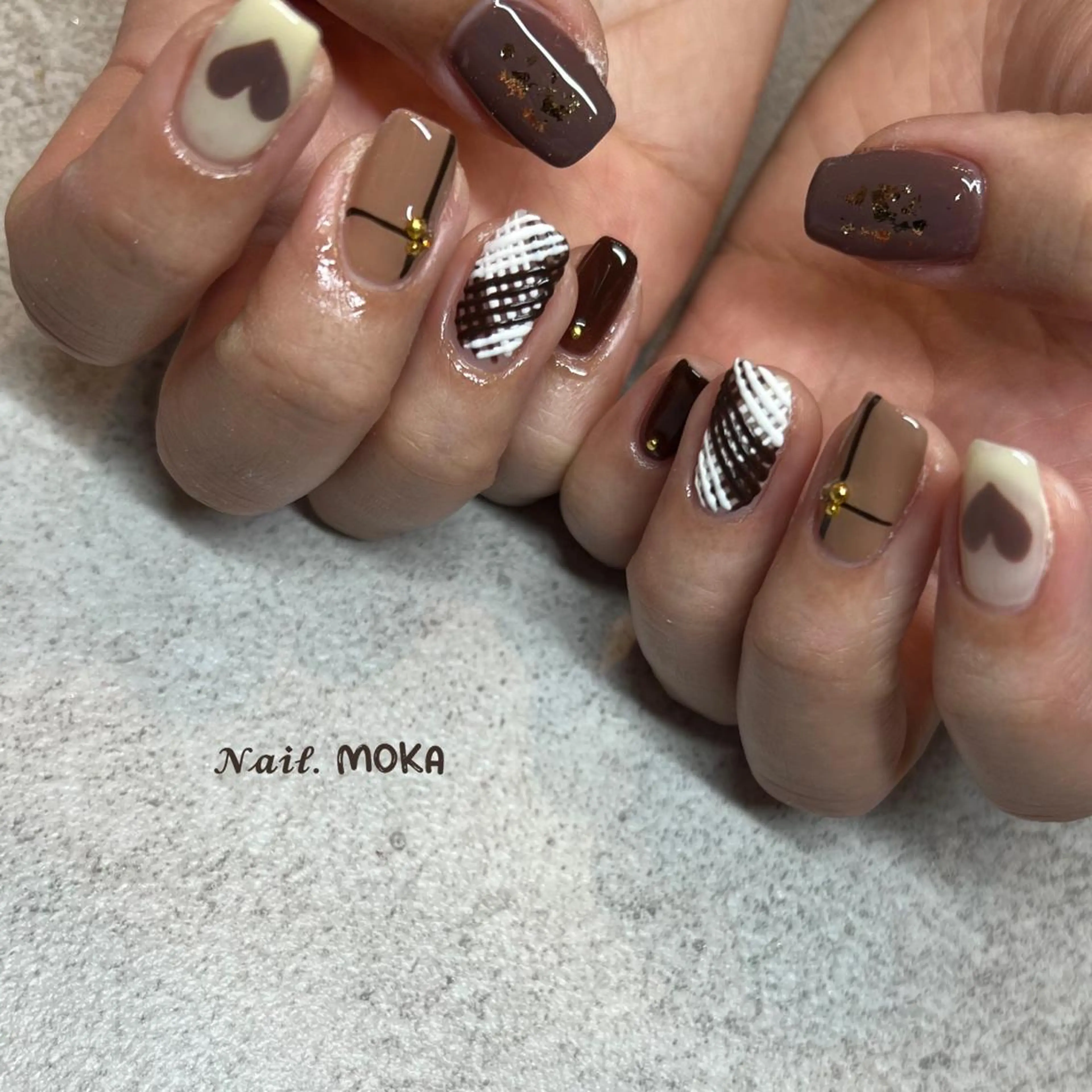 ネイル バレンタイン nail. MOKAのネイルデザイン