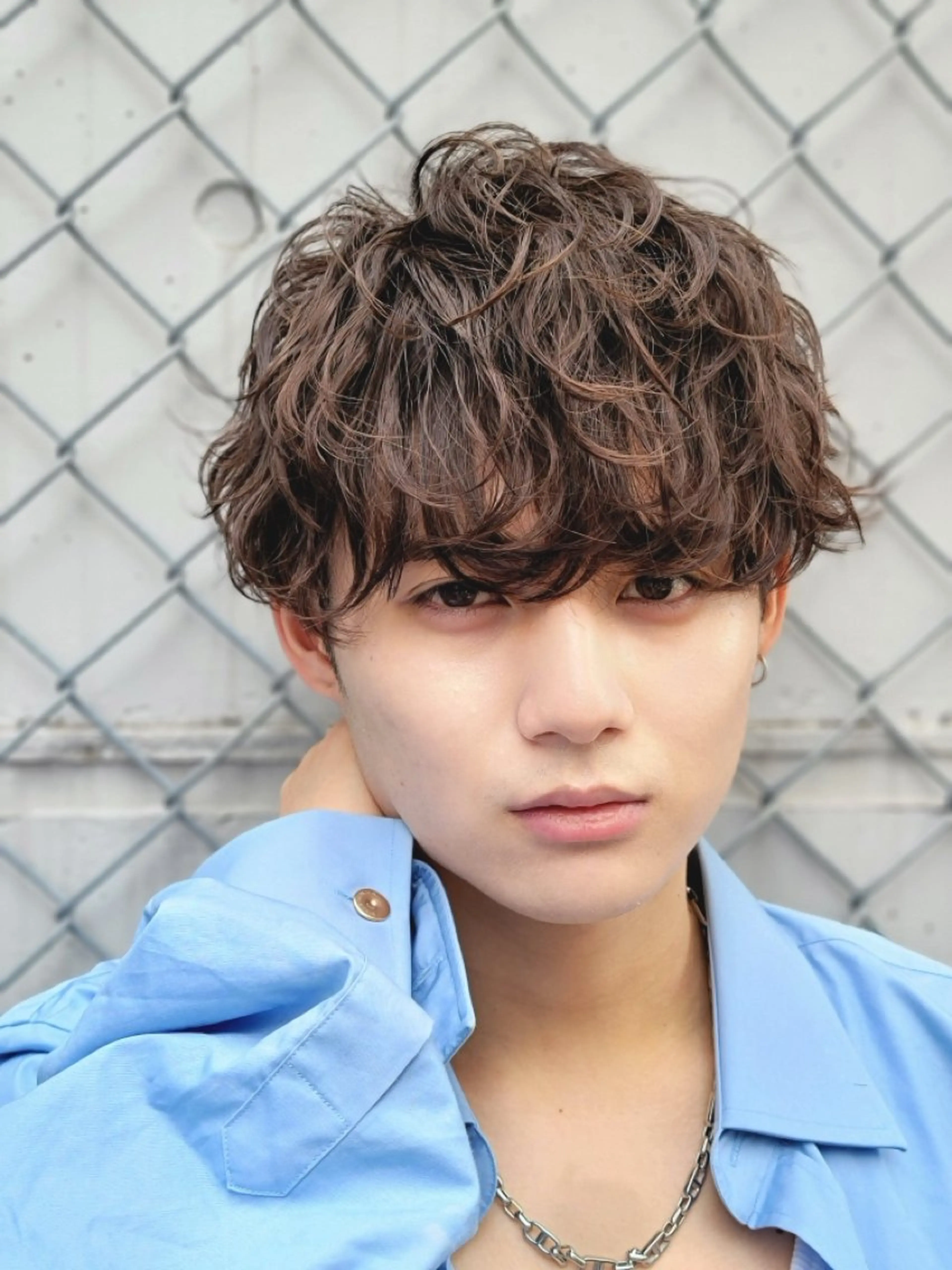 パーマ メンズ フェザーパーマ マッシュ メンズパーマ 学生（メンズ向け） メンズツイストパーマ カット パーマ fifth/原宿/ シャドウパーマ/カズのヘアスタイル