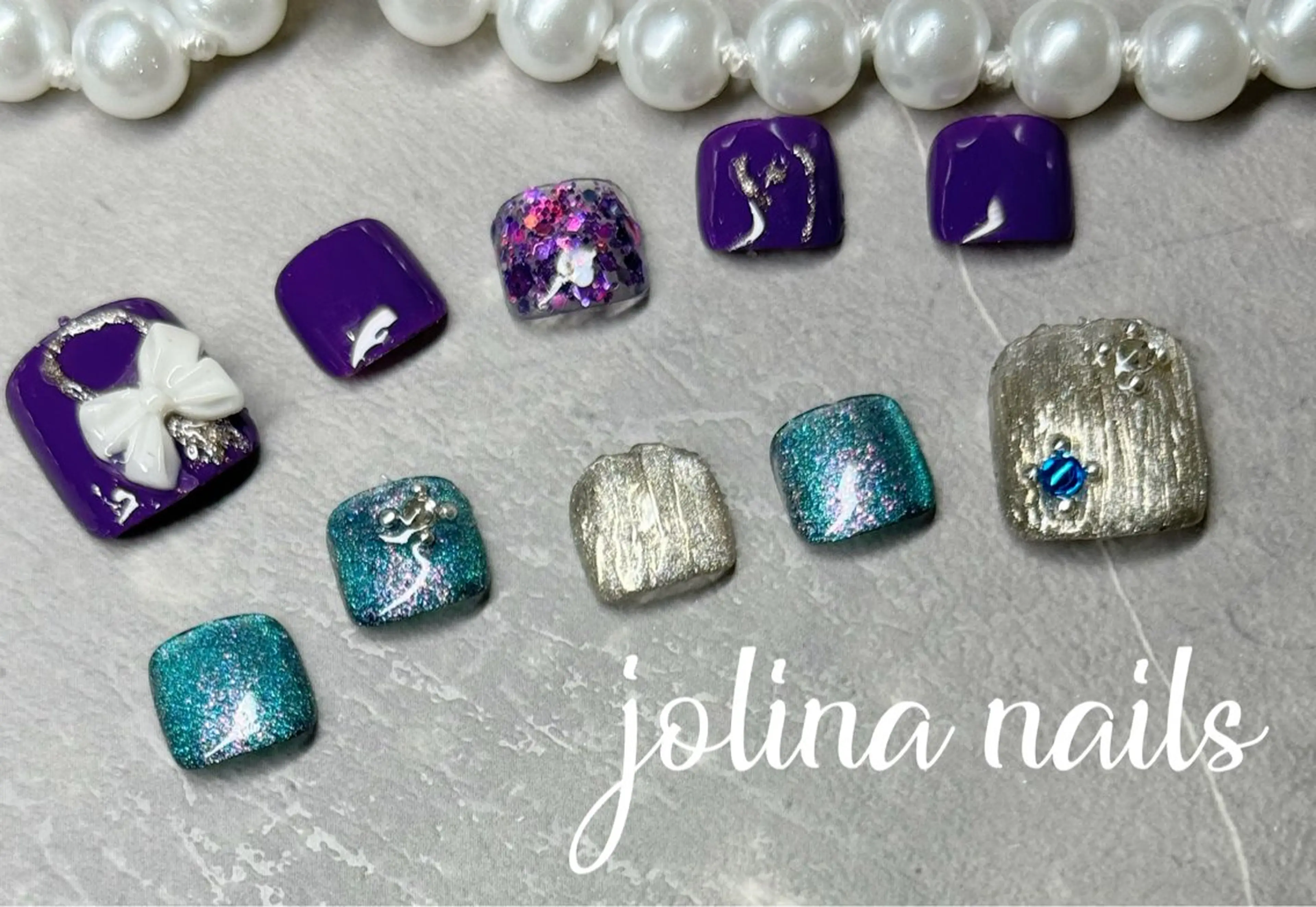 ネイル スカルプネイル ネイルチップ フットネイル jolina nails鶴見店のネイルデザイン