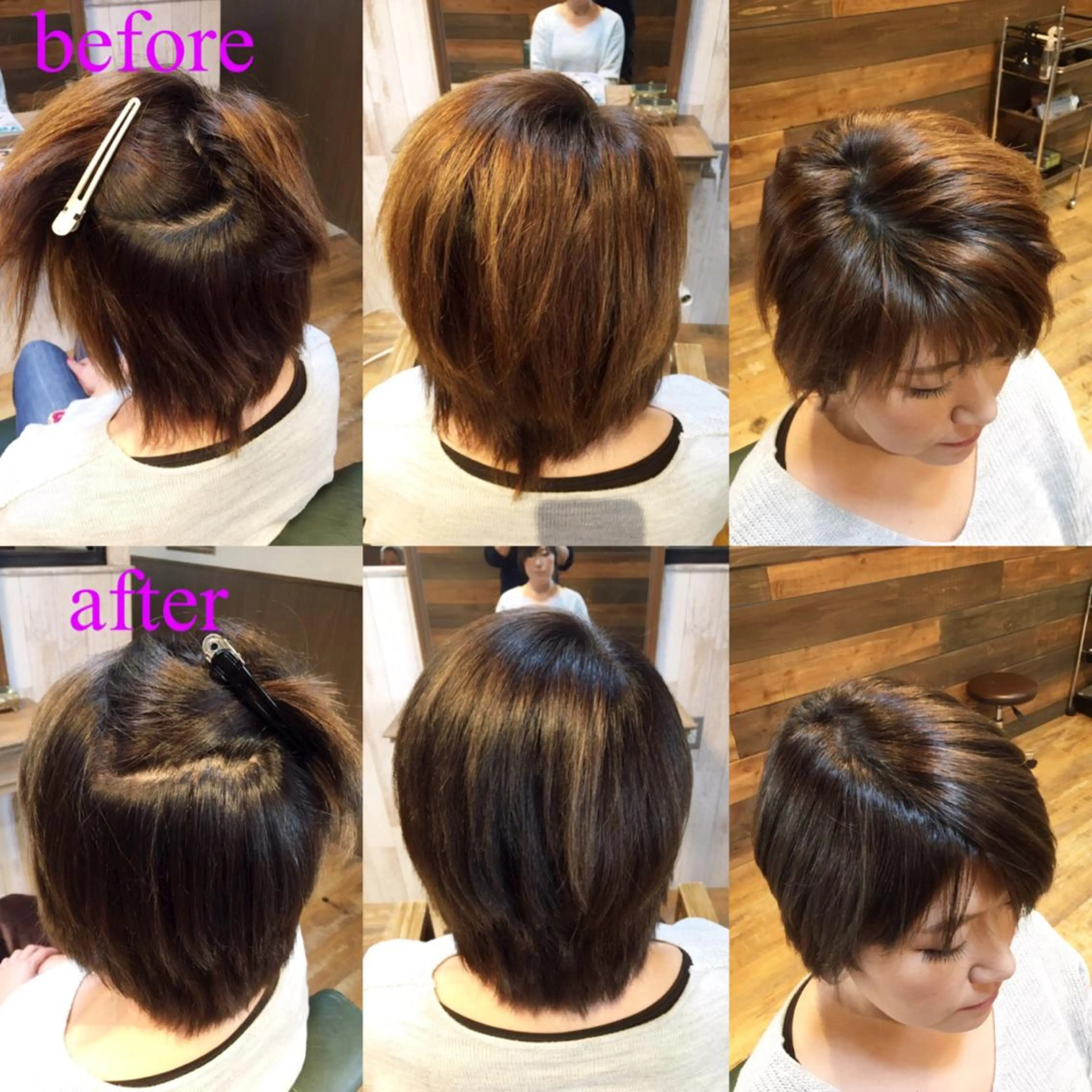 ショート ブリーチ縮毛矯正/ デサキ ショウヘイのヘアスタイル