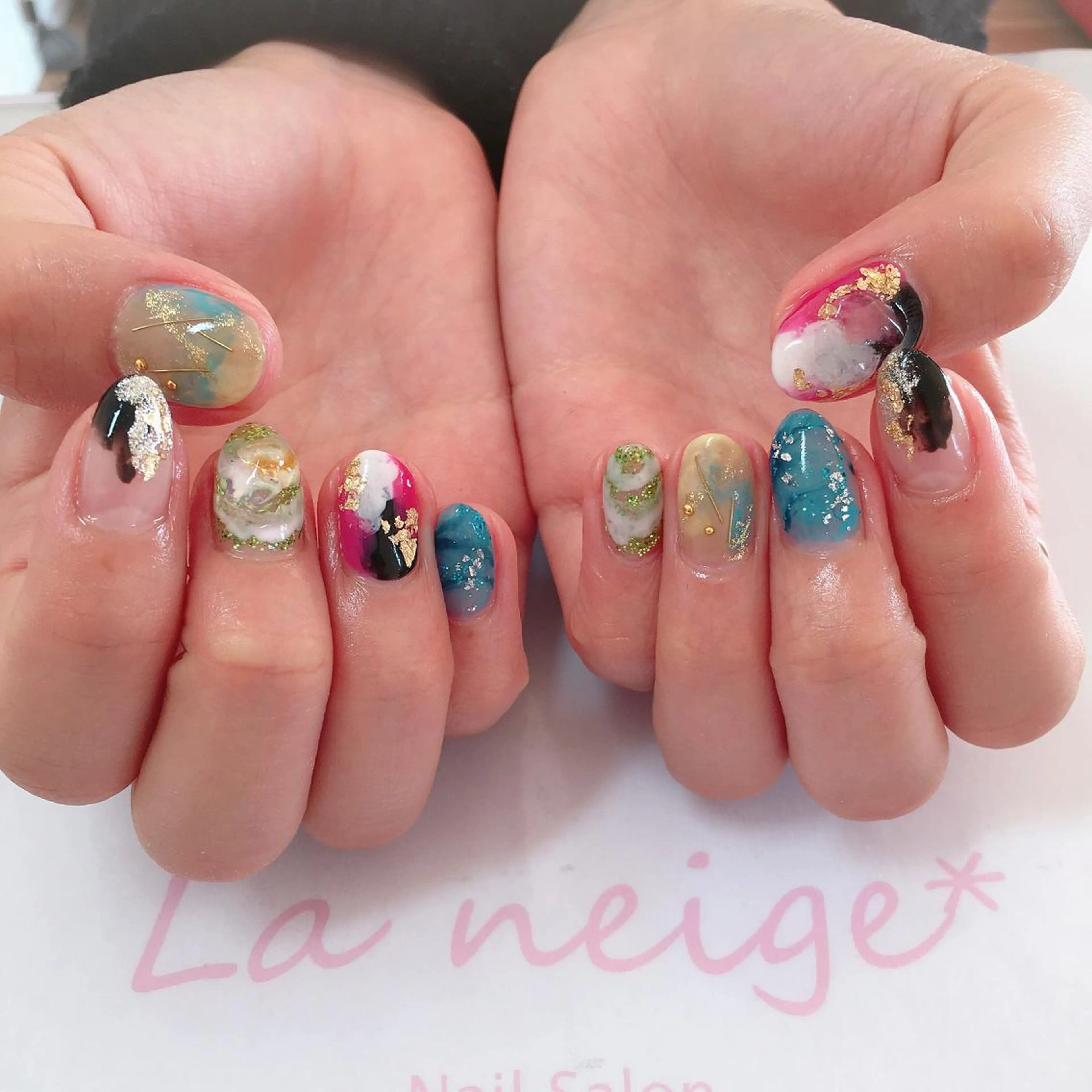 ネイル La neige* yuki 🐩🌙のネイルデザイン