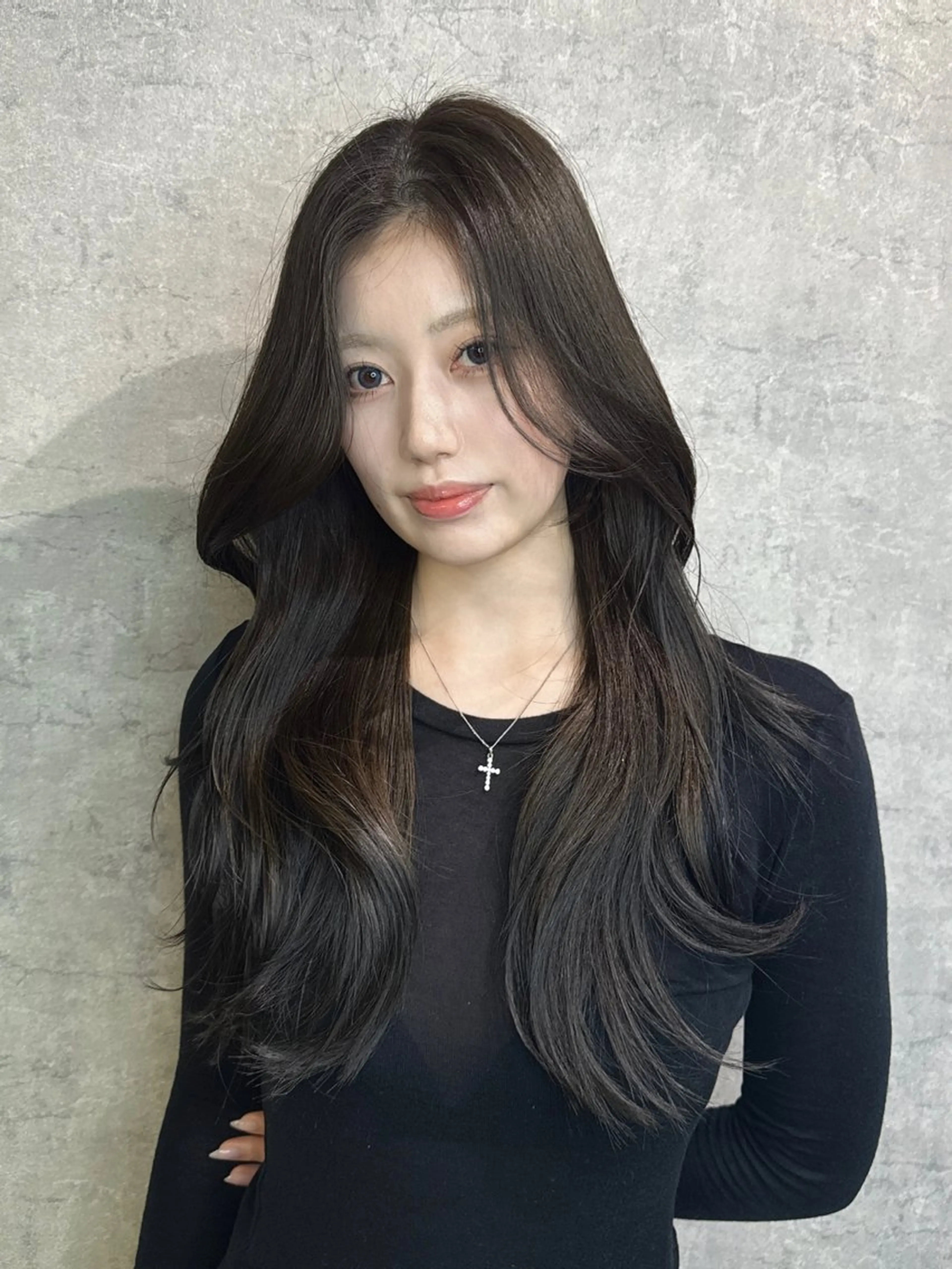 ロング トレンド韓国レイヤー 🇰🇷のんのヘアスタイル