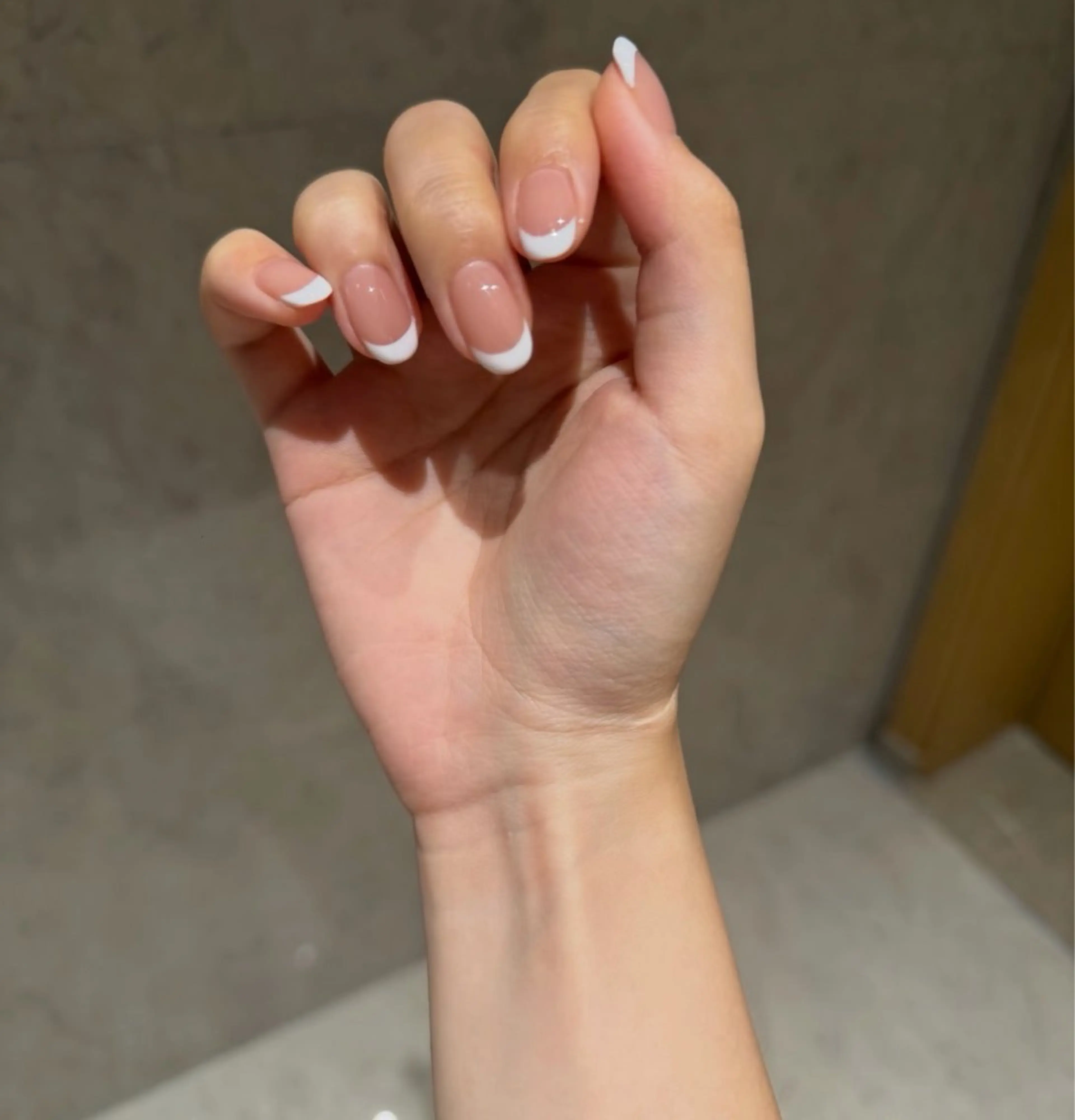 ベース色付けフレンチ(写真持ち込み可能()の写真