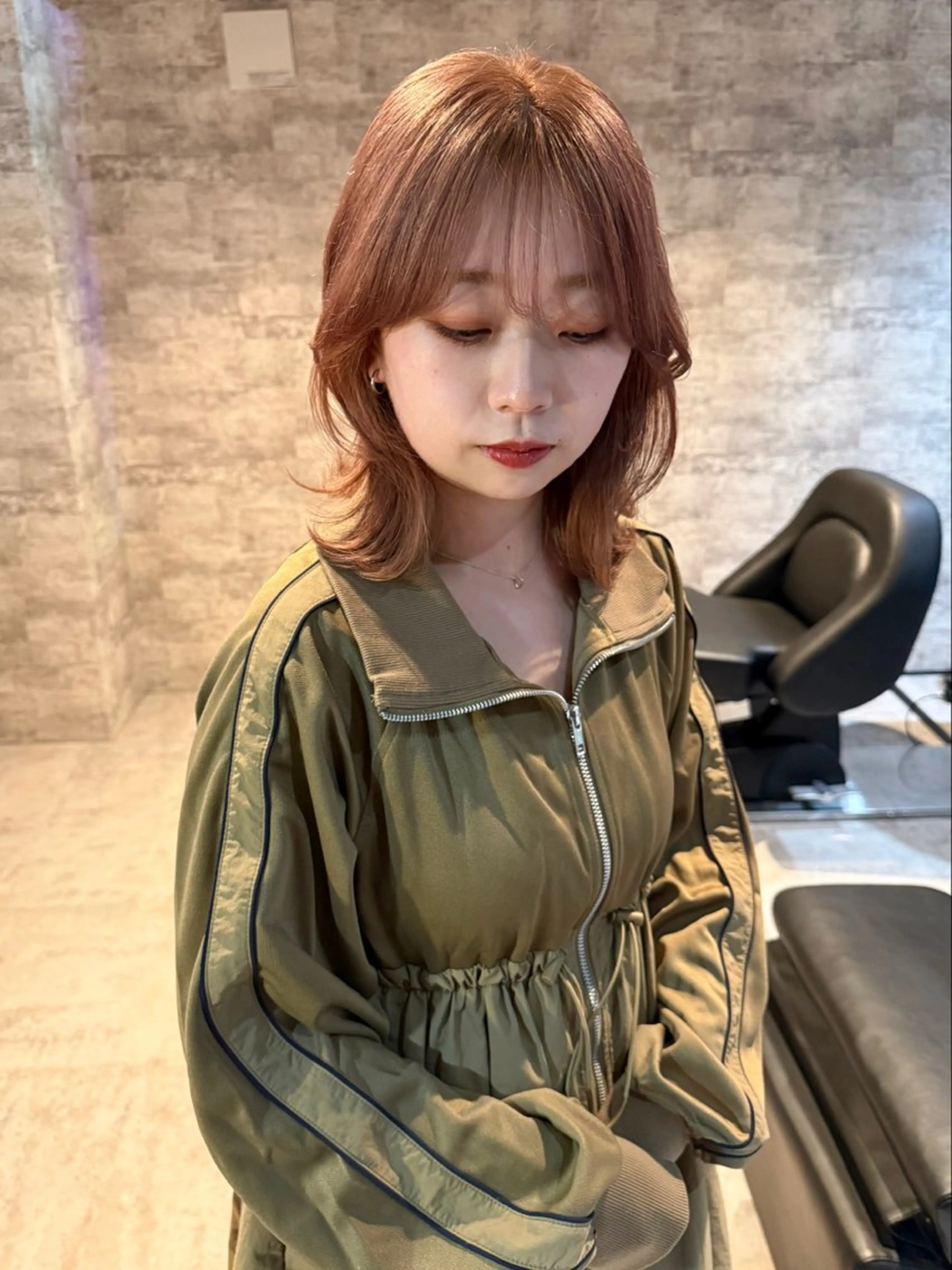 ミディアム カラー カット ヘアカラー トリートメント mai / linoah˚✧のヘアスタイル