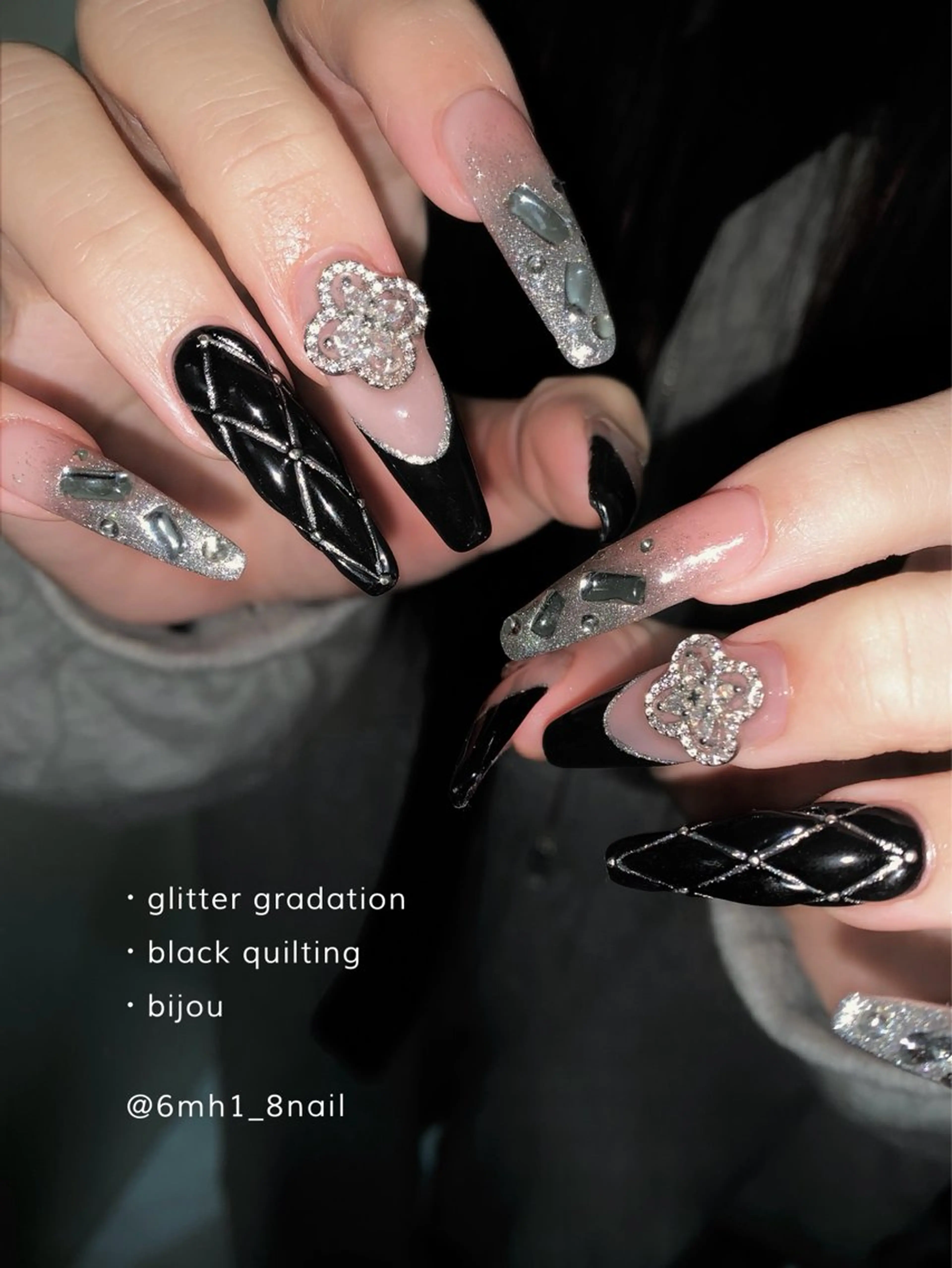 【オフ代込み】長さだし＋デザイン持ち込み🌸／オフありの写真