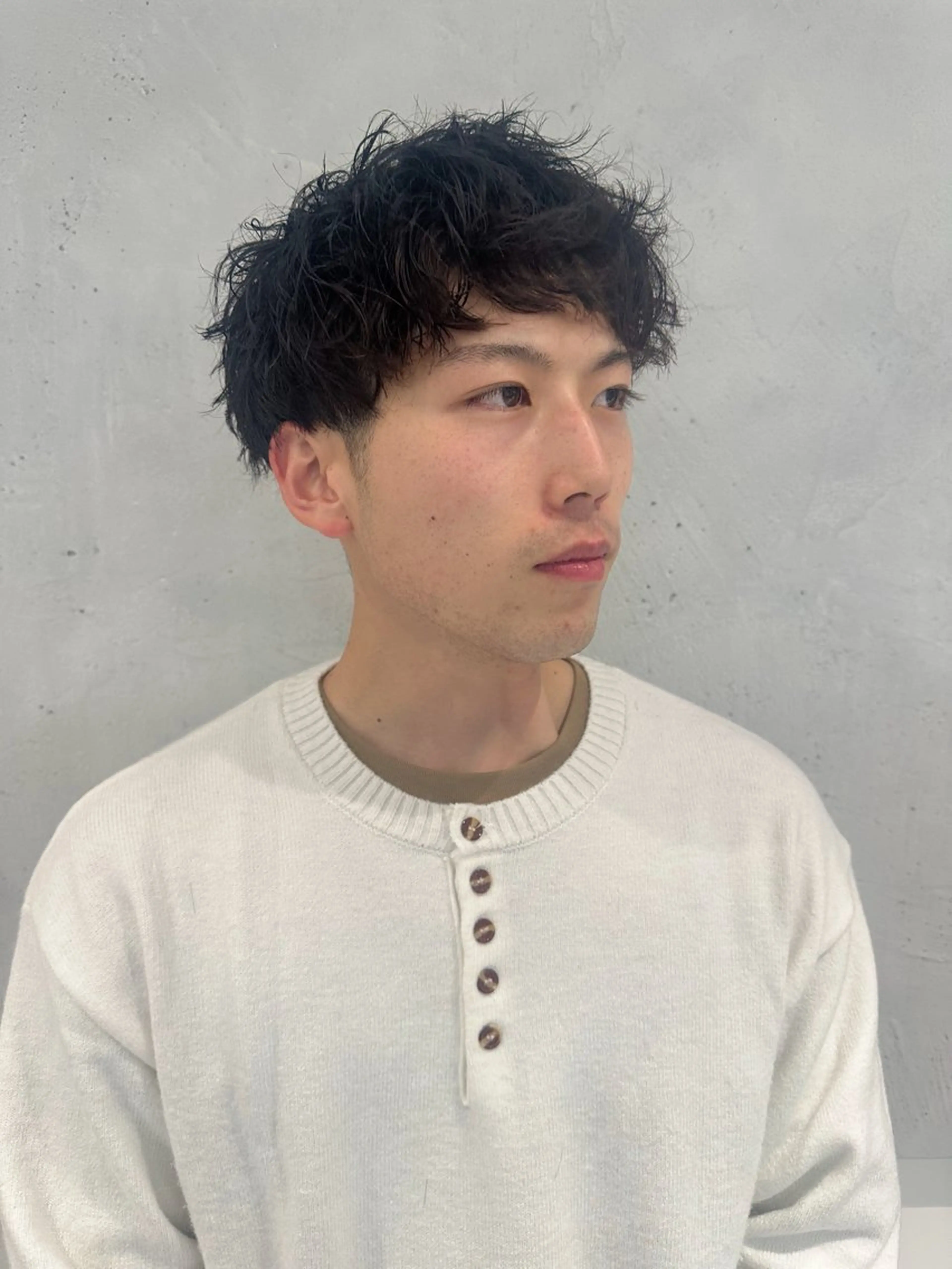 パーマ メンズ メンズパーマ スパイラルパーマ パーマ/パーマ落とし /藤木舜太のヘアスタイル