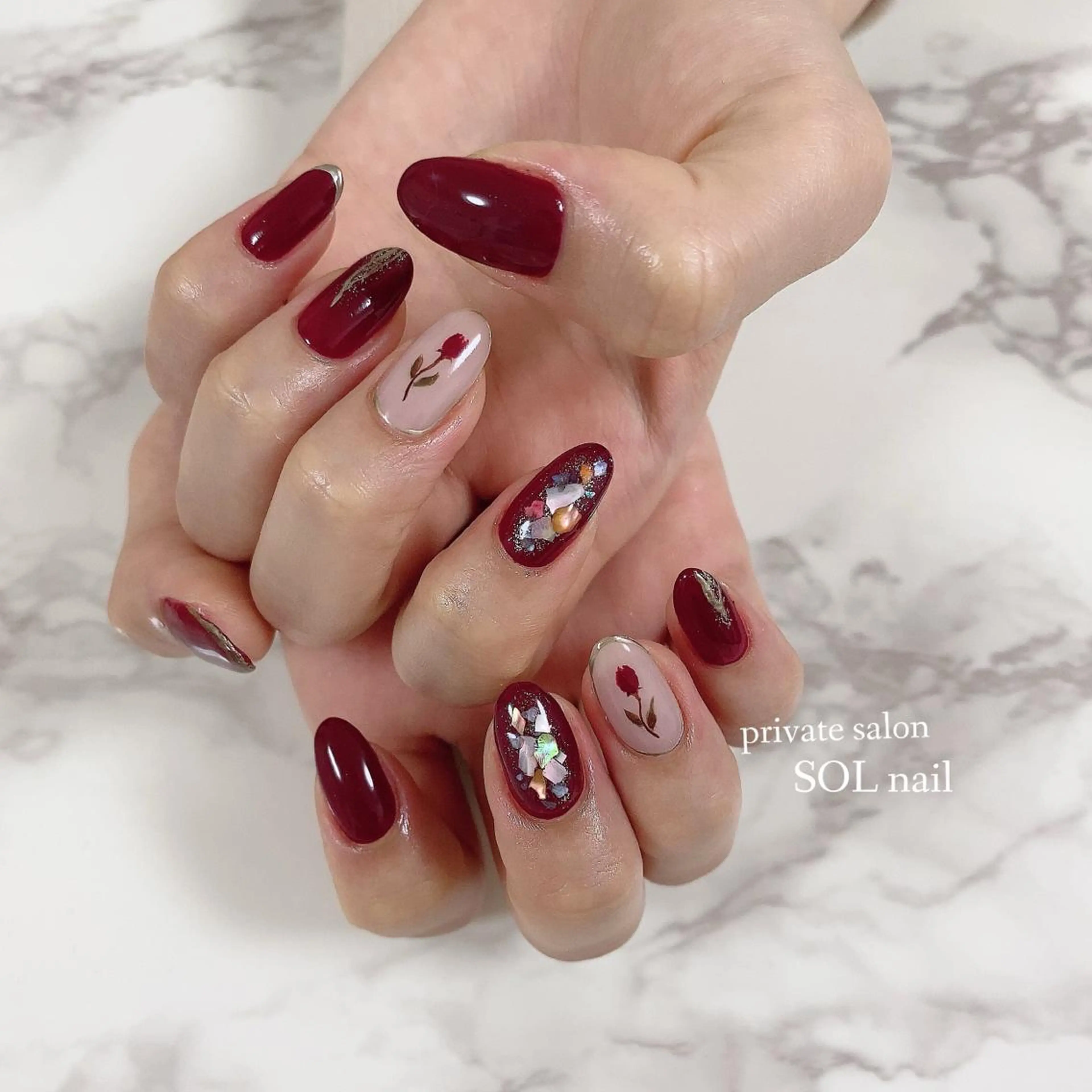 ネイル SOL NAILのネイルデザイン