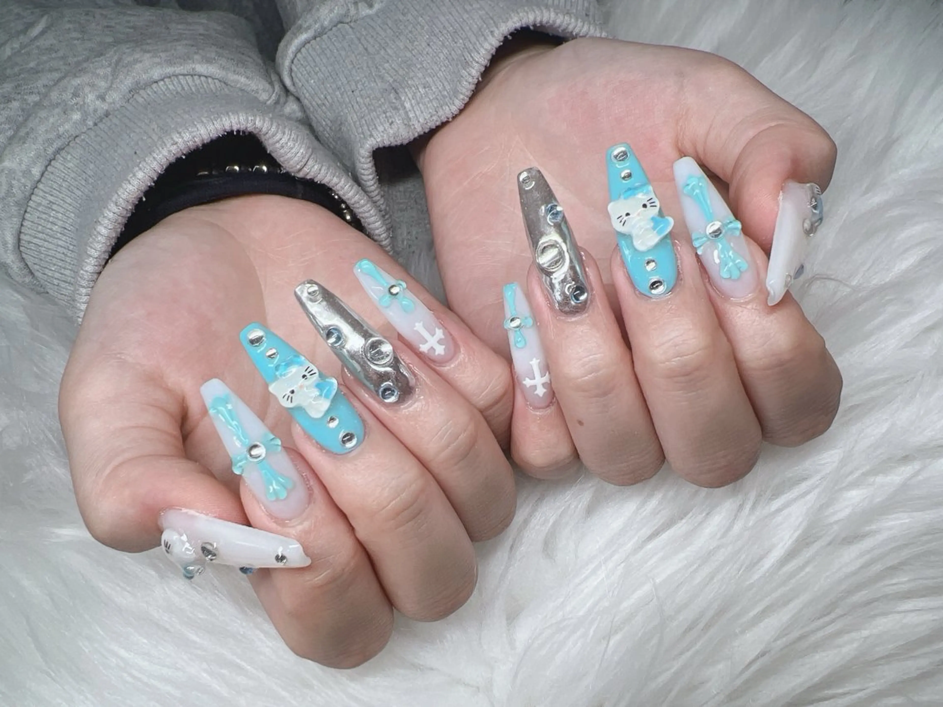 ネイル ハンドネイル Lee Nails チップ長さだし専門店のネイルデザイン