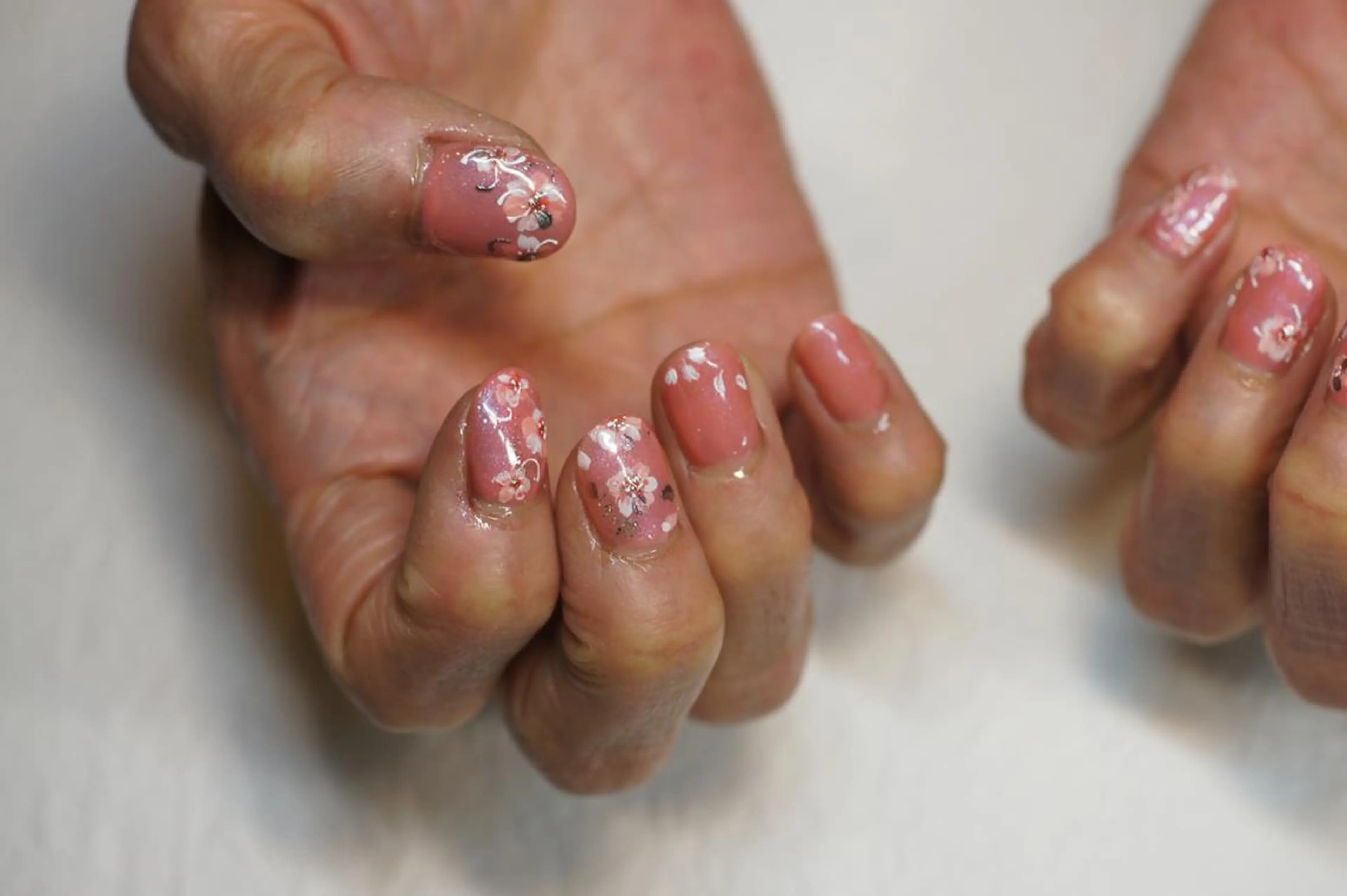 ネイル アートネイル フラワーネイル nails muu まゆのネイルデザイン