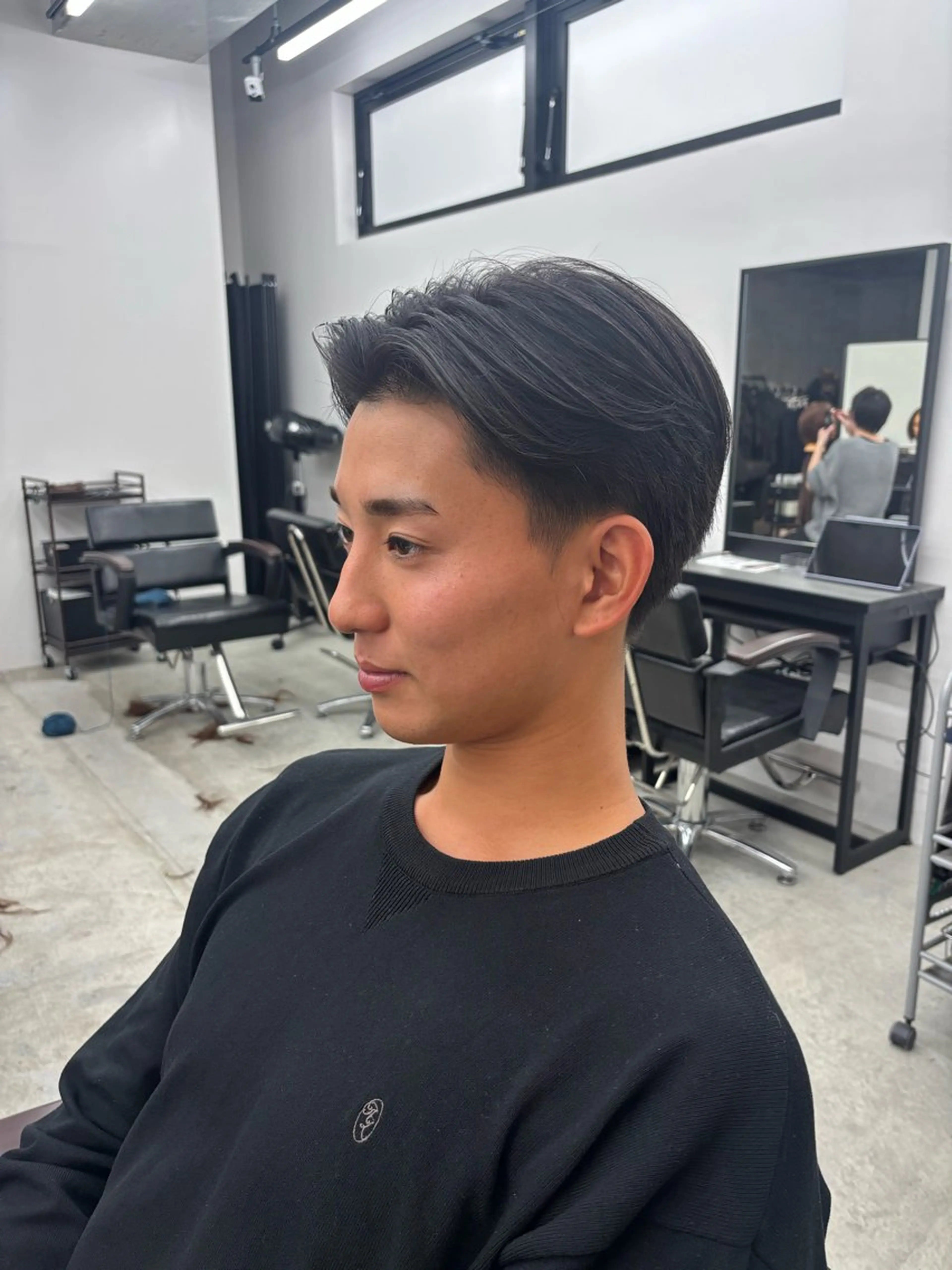 メンズ センターパート カラーモデル募集中 🪽naoのヘアスタイル