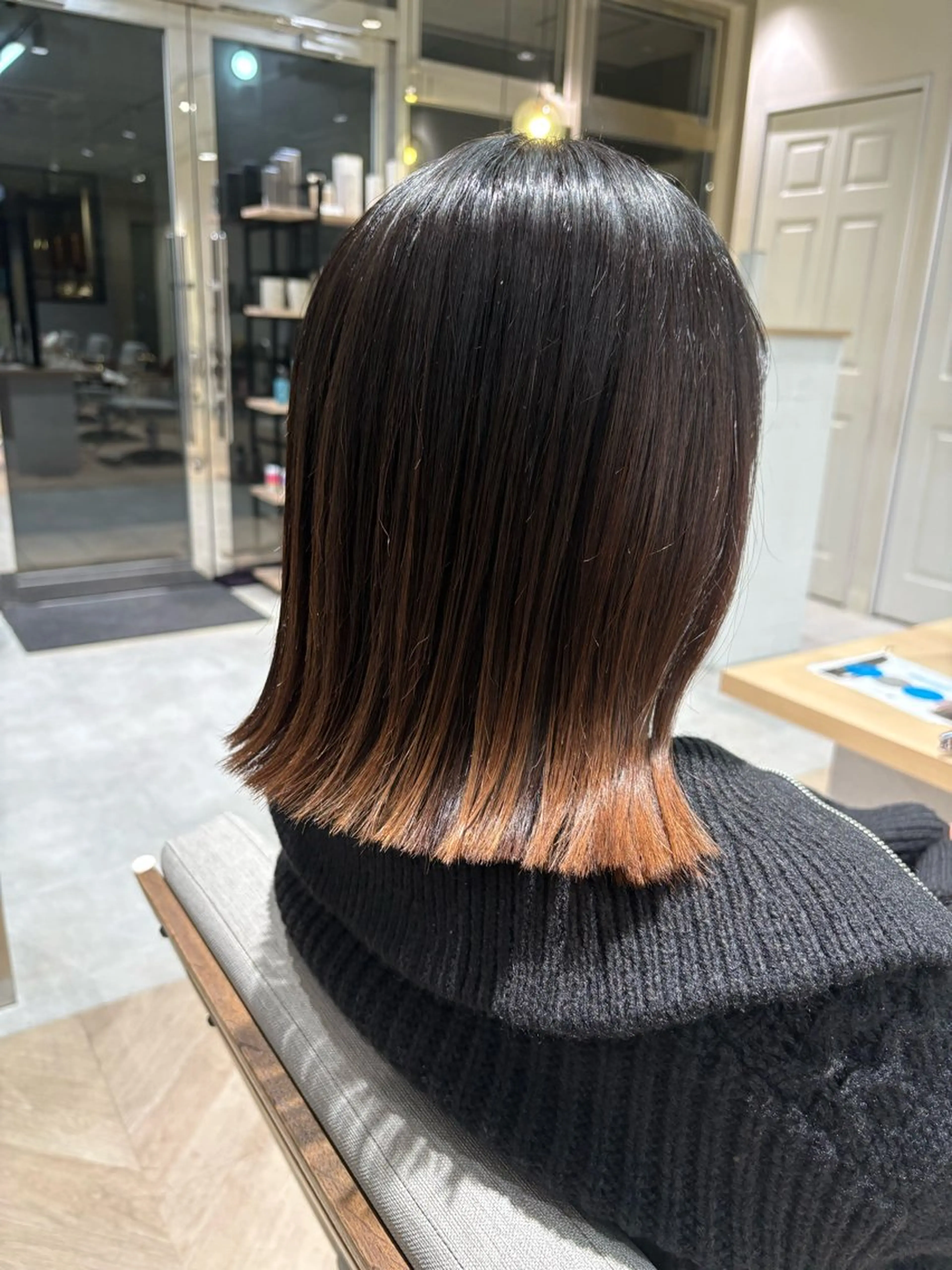 ミディアム ⠀ さおりのヘアスタイル