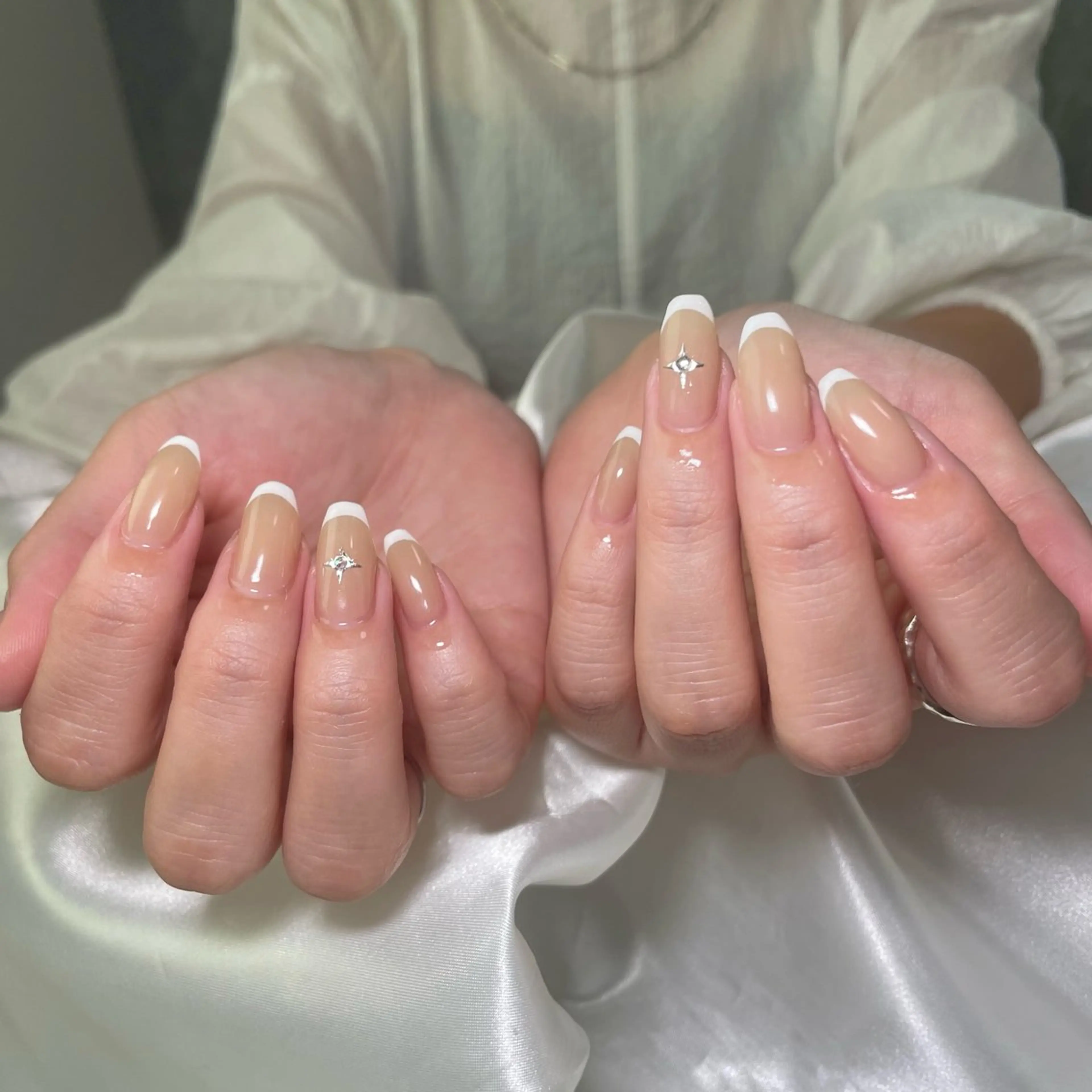 ネイル フレンチネイル Joint_ nailのネイルデザイン