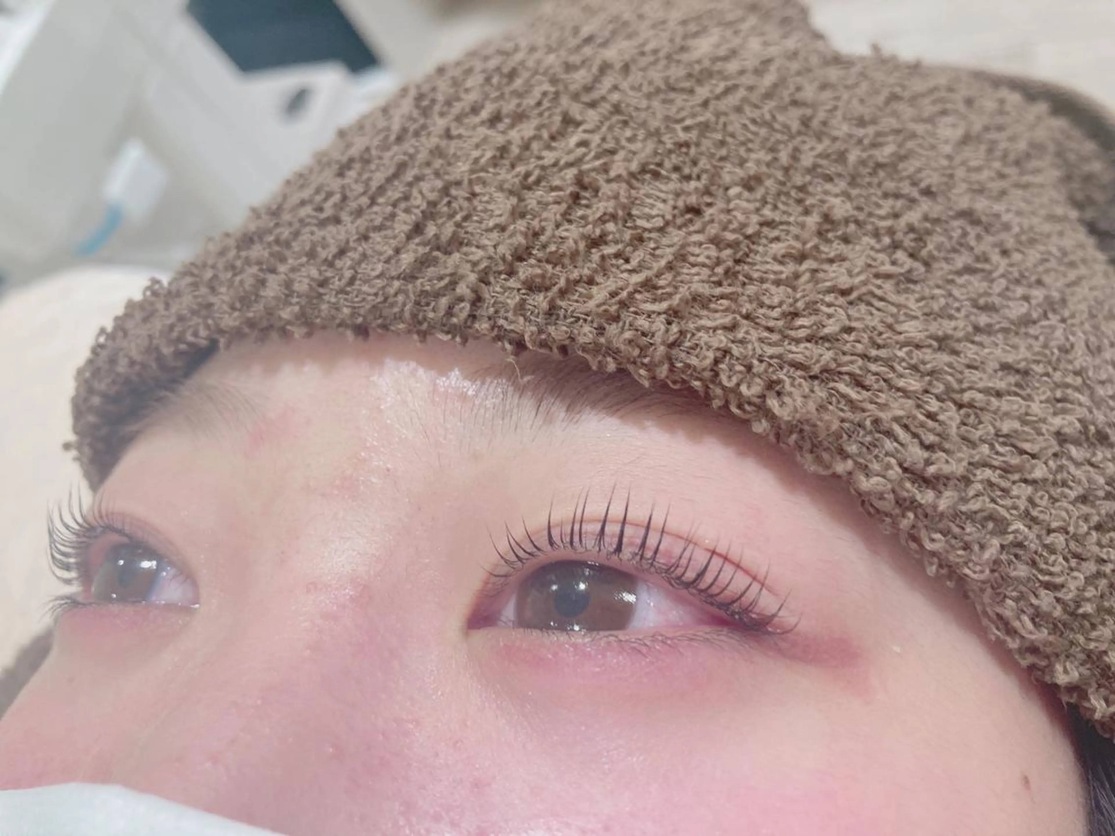 マツエク・マツパ 曲がる縮毛矯正 LIBER 　岩名のヘアスタイル