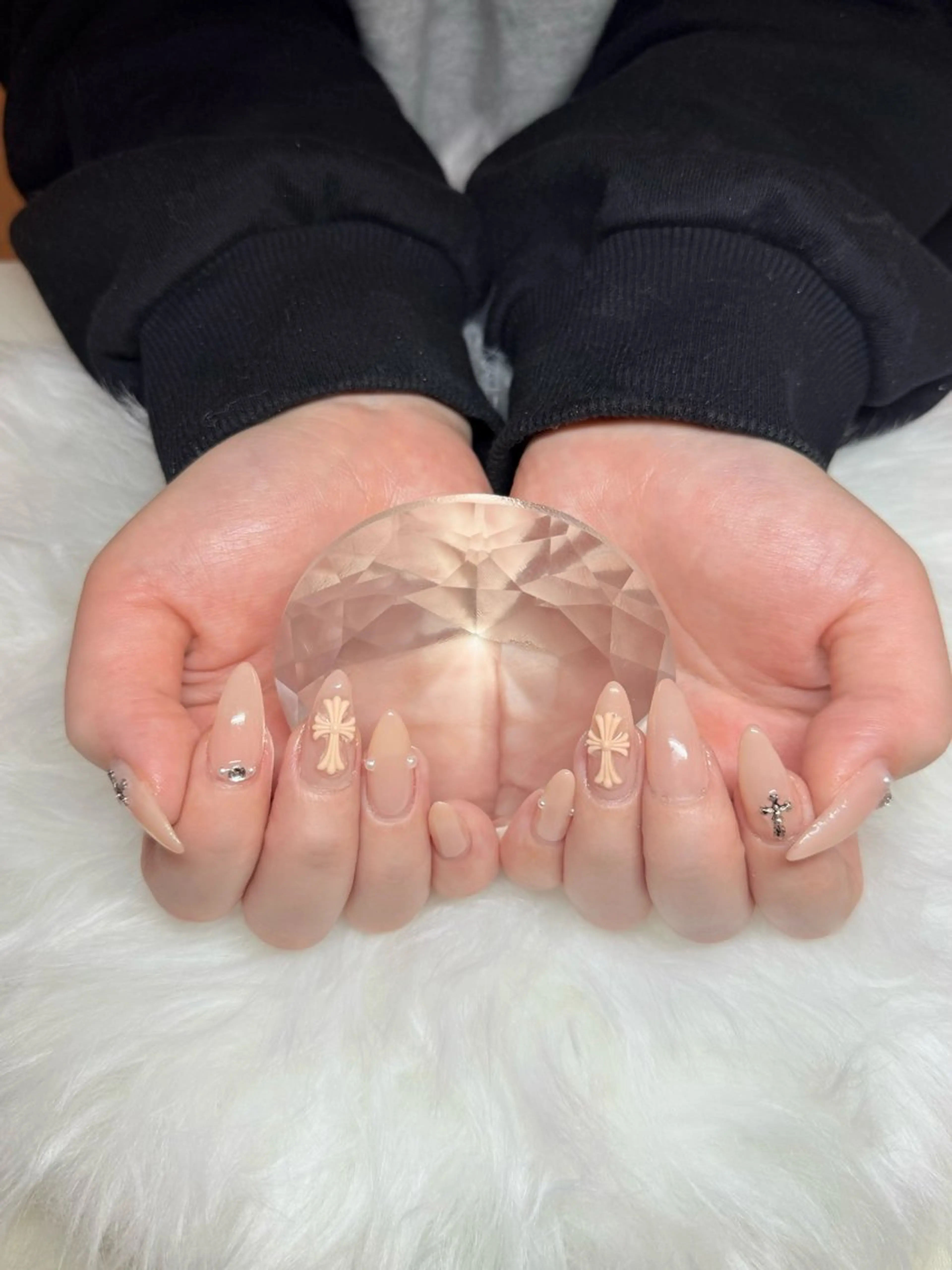 ネイル ストーンネイル ハンドネイル ゆうな agehaネイルのネイルデザイン