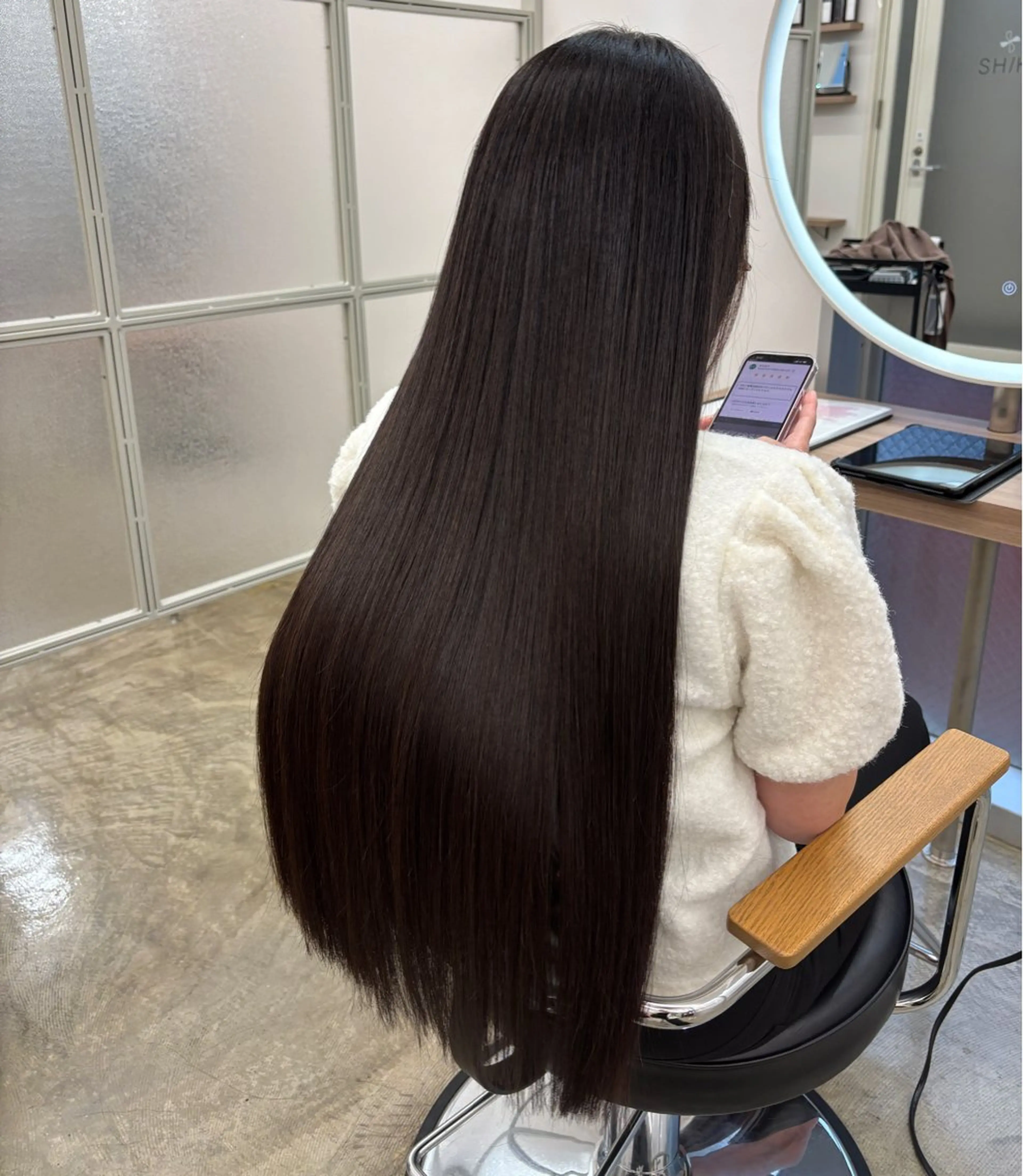 ロング 髪質改善 ロング カット 縮毛矯正 髪質改善/艶髪🫧 廣野暖花のヘアスタイル