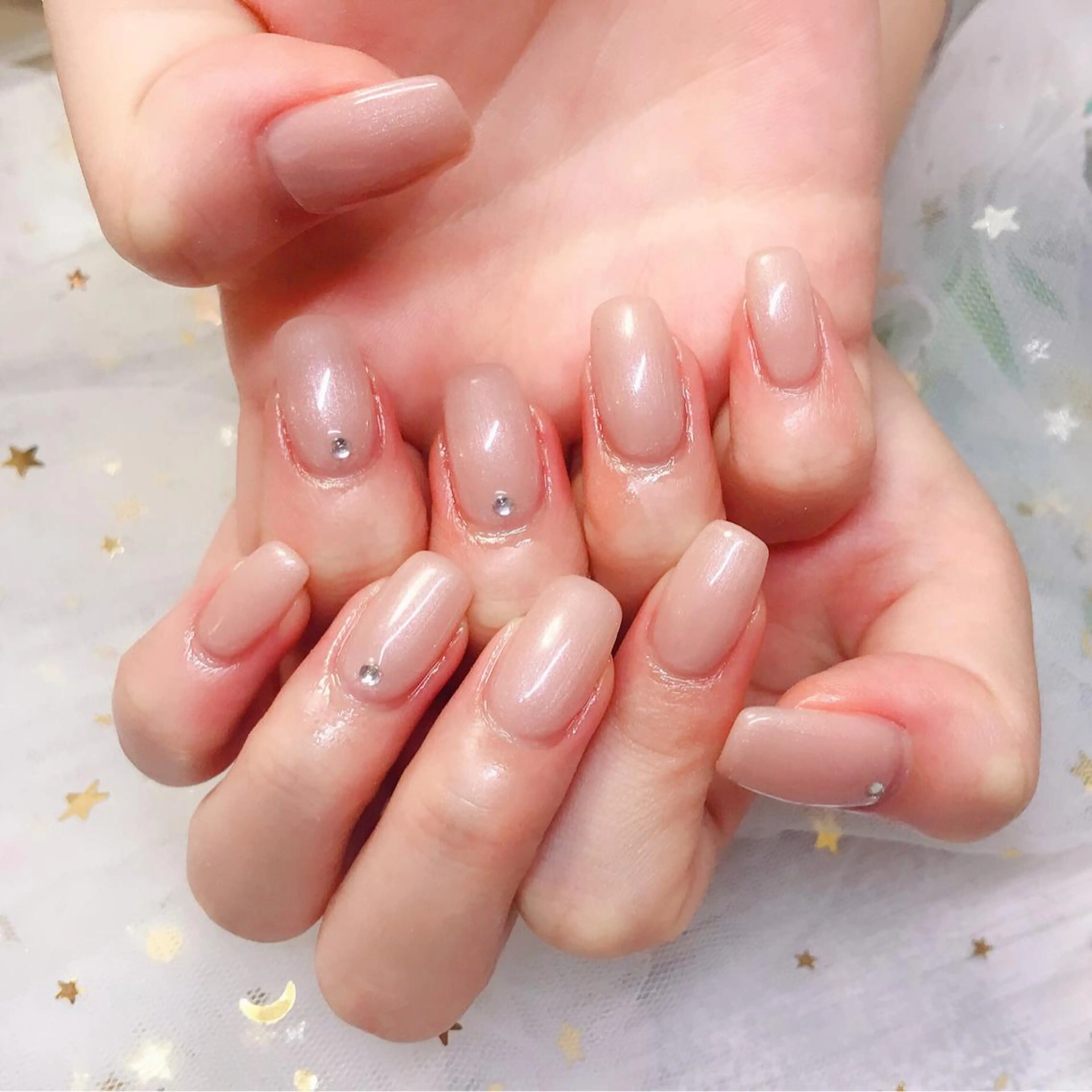 カラー ネイル スカルプネイル Q Free nailsのネイルデザイン