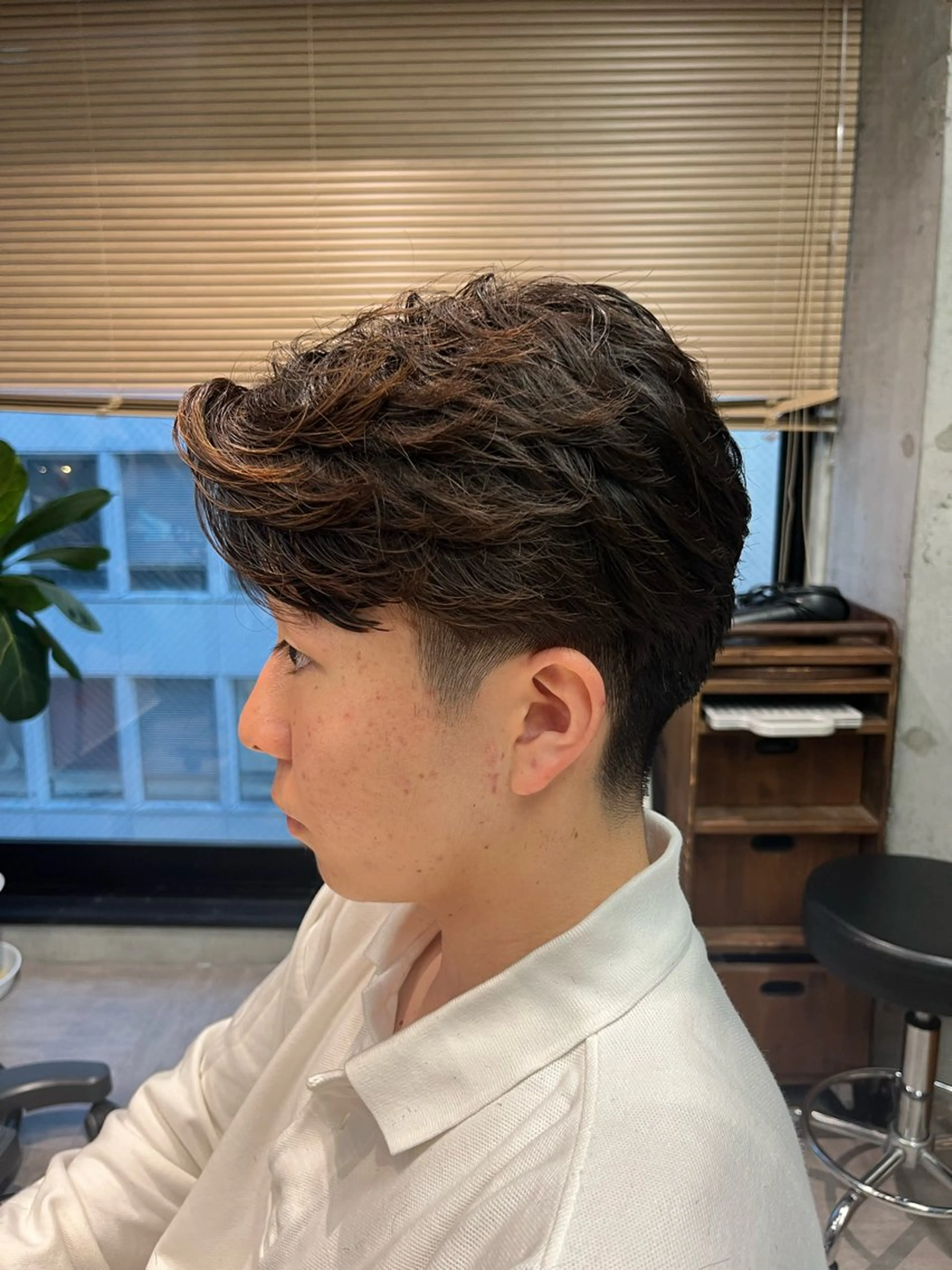 メンズ カット メンズカット パーマ飯野友喜のヘアスタイル