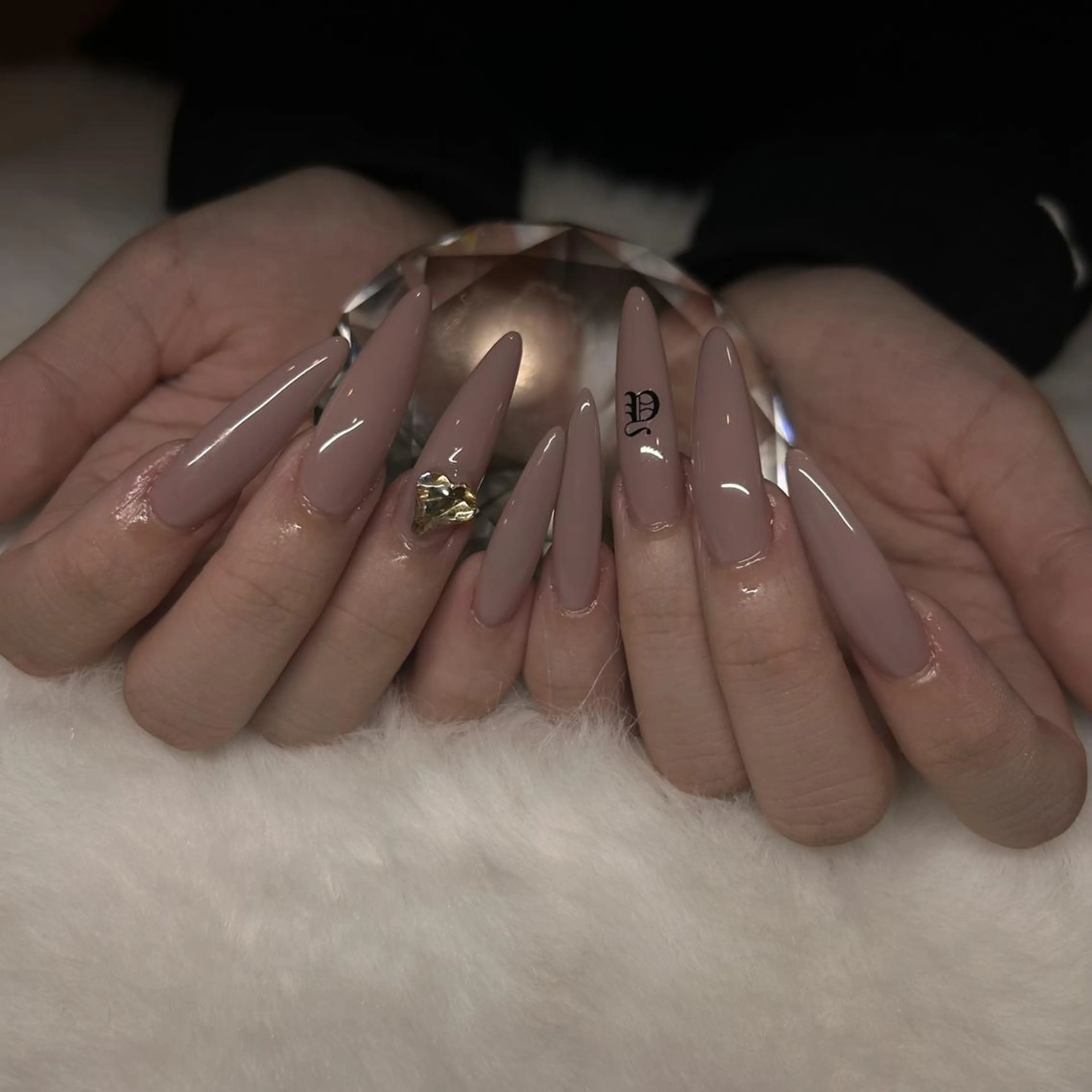 ✨ロングネイル✨【長さ出し10本】ワンカラー(オフなし)の写真