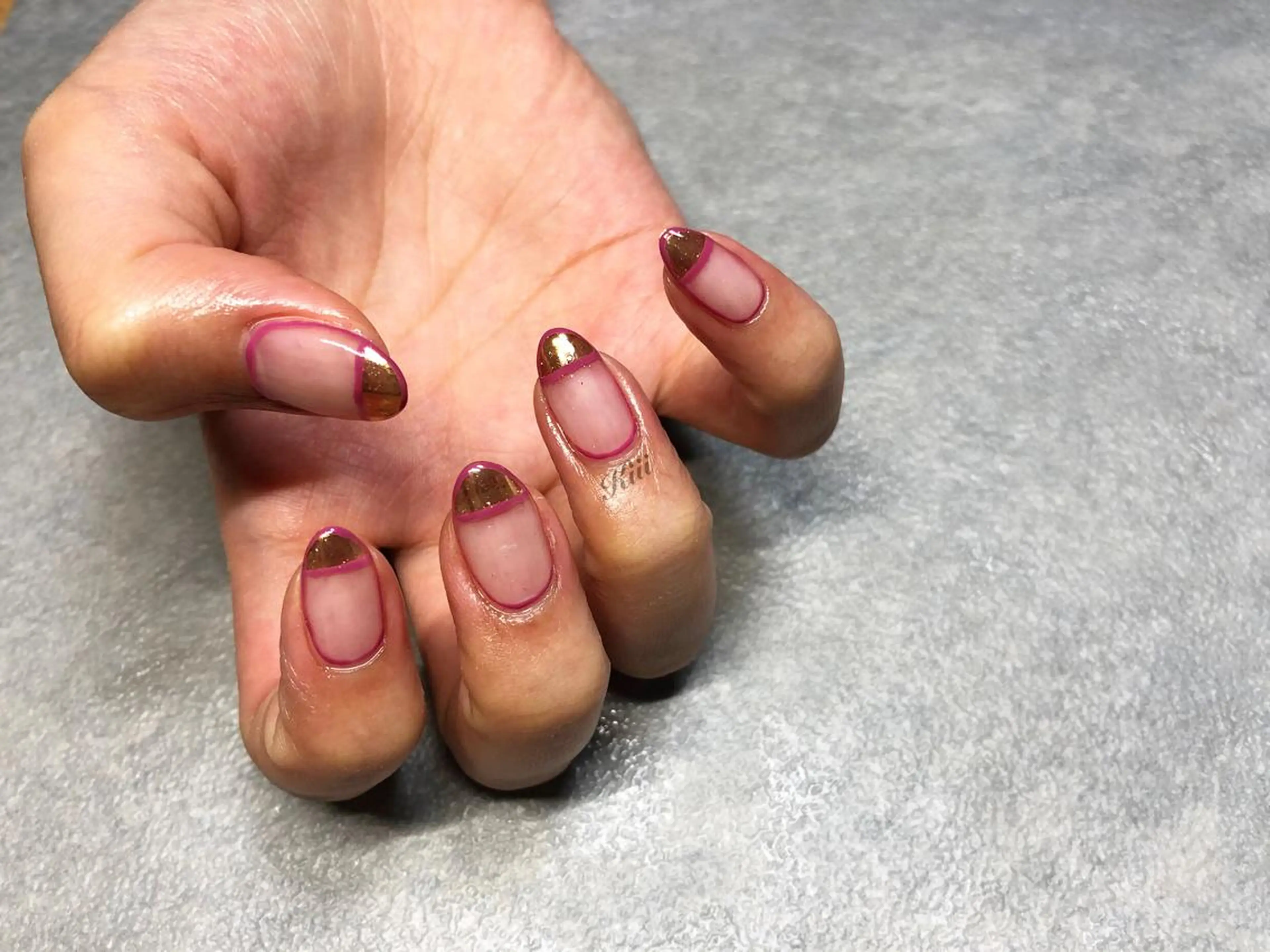 ネイル ハンドネイル フットネイル kiii.__ ✴︎*のネイルデザイン