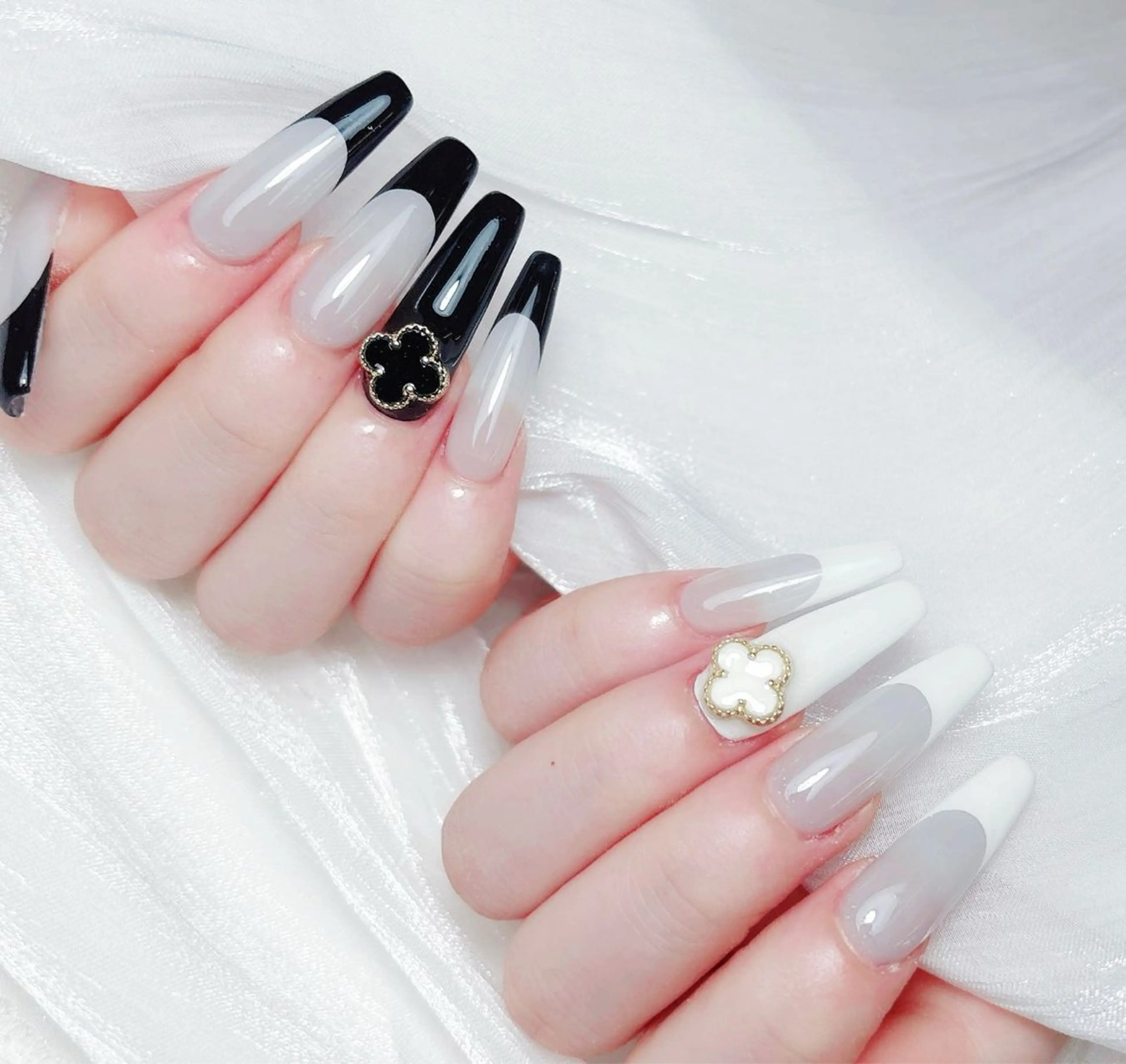 ネイル ハンドネイル M🌷nail 長さだし専門店のネイルデザイン
