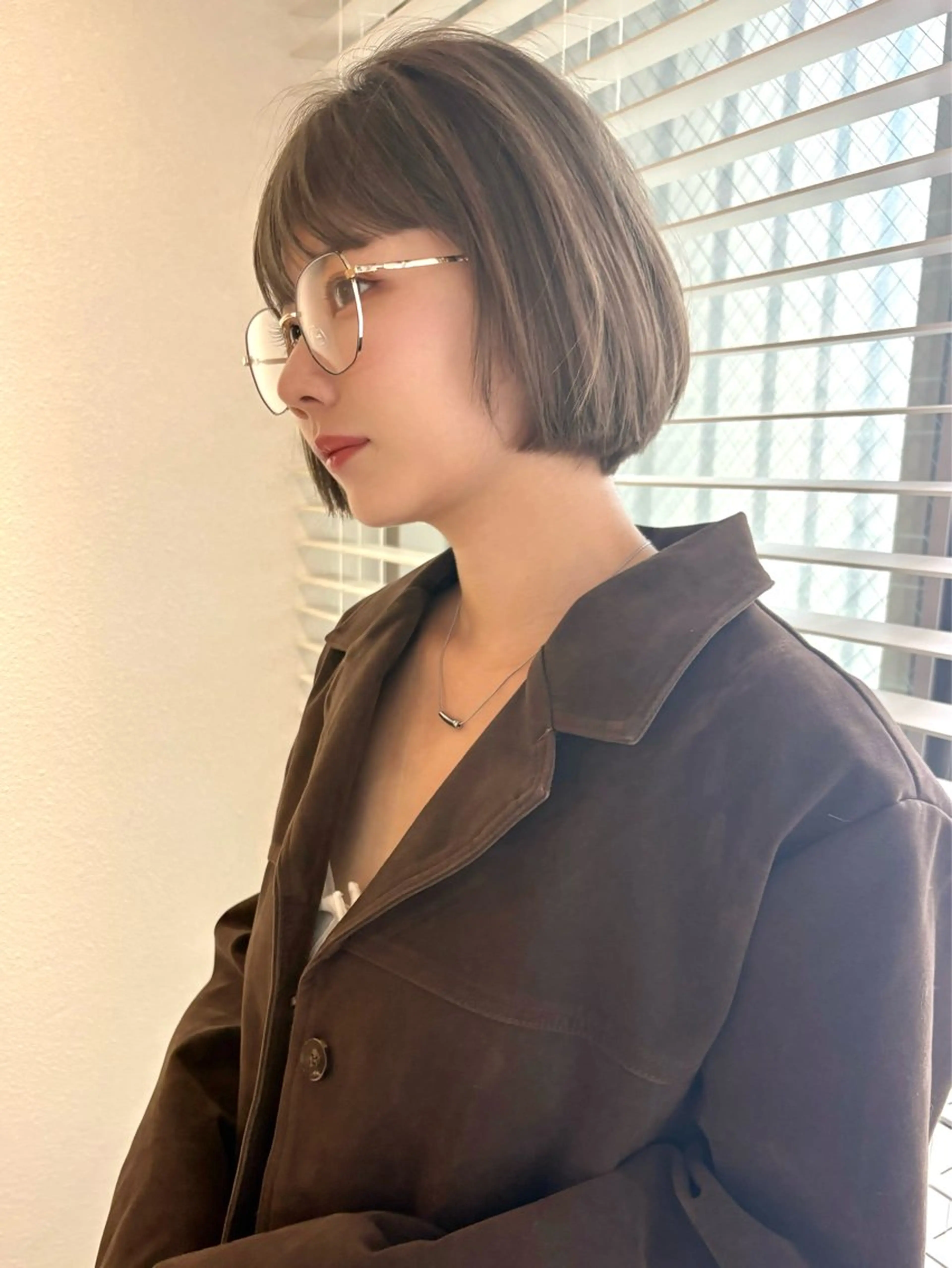 ショート ボブ 縮毛矯正 縮毛矯正 くどうももか 浦和　ショート　ボブのヘアスタイル