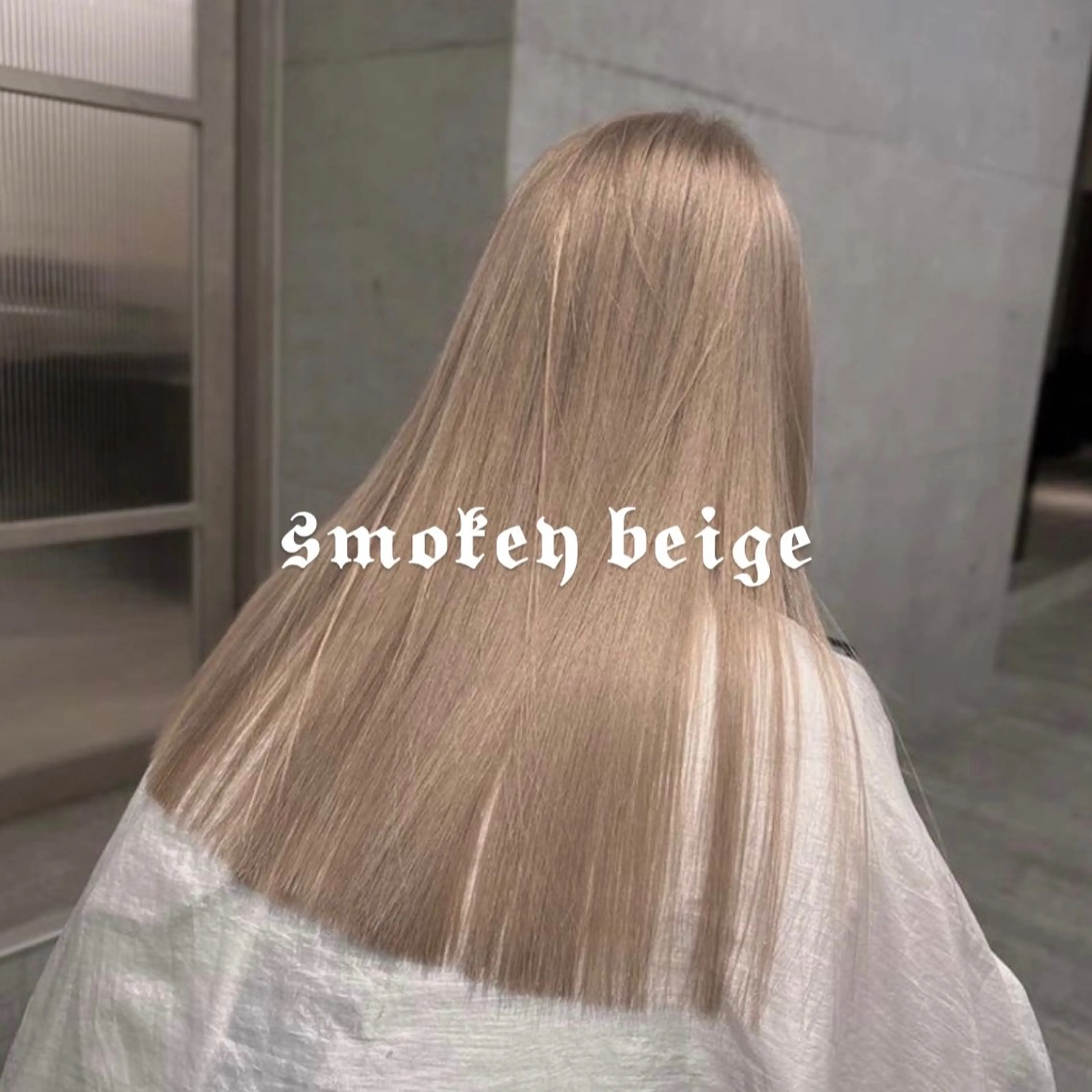 ロング カラー YUIKA☆髪質改善 小顔カット艶カラーのヘアスタイル